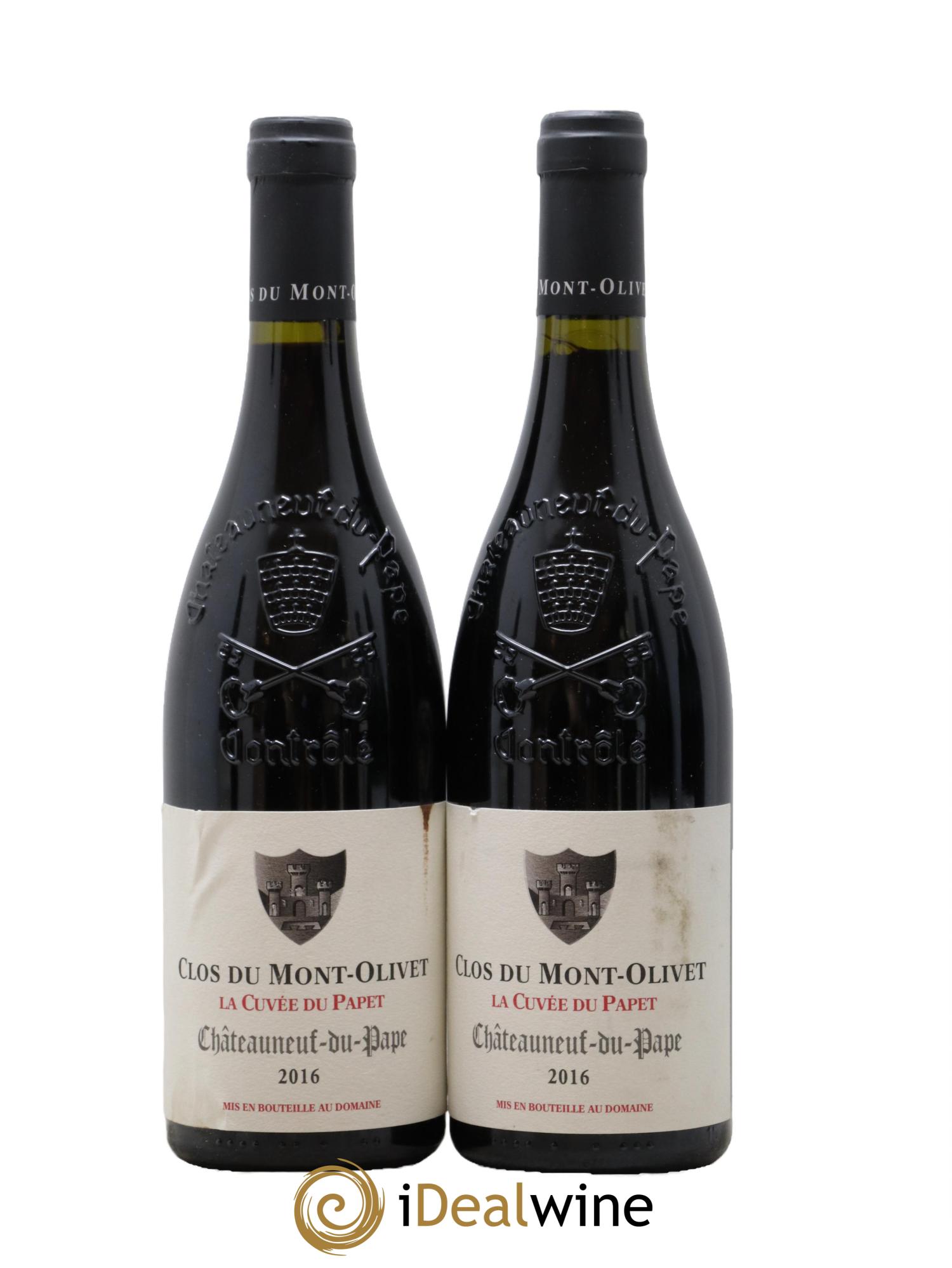 Châteauneuf-du-Pape Cuvée du Papet Clos du Mont-Olivet  2016 - Lotto di 2 bottiglie - 0