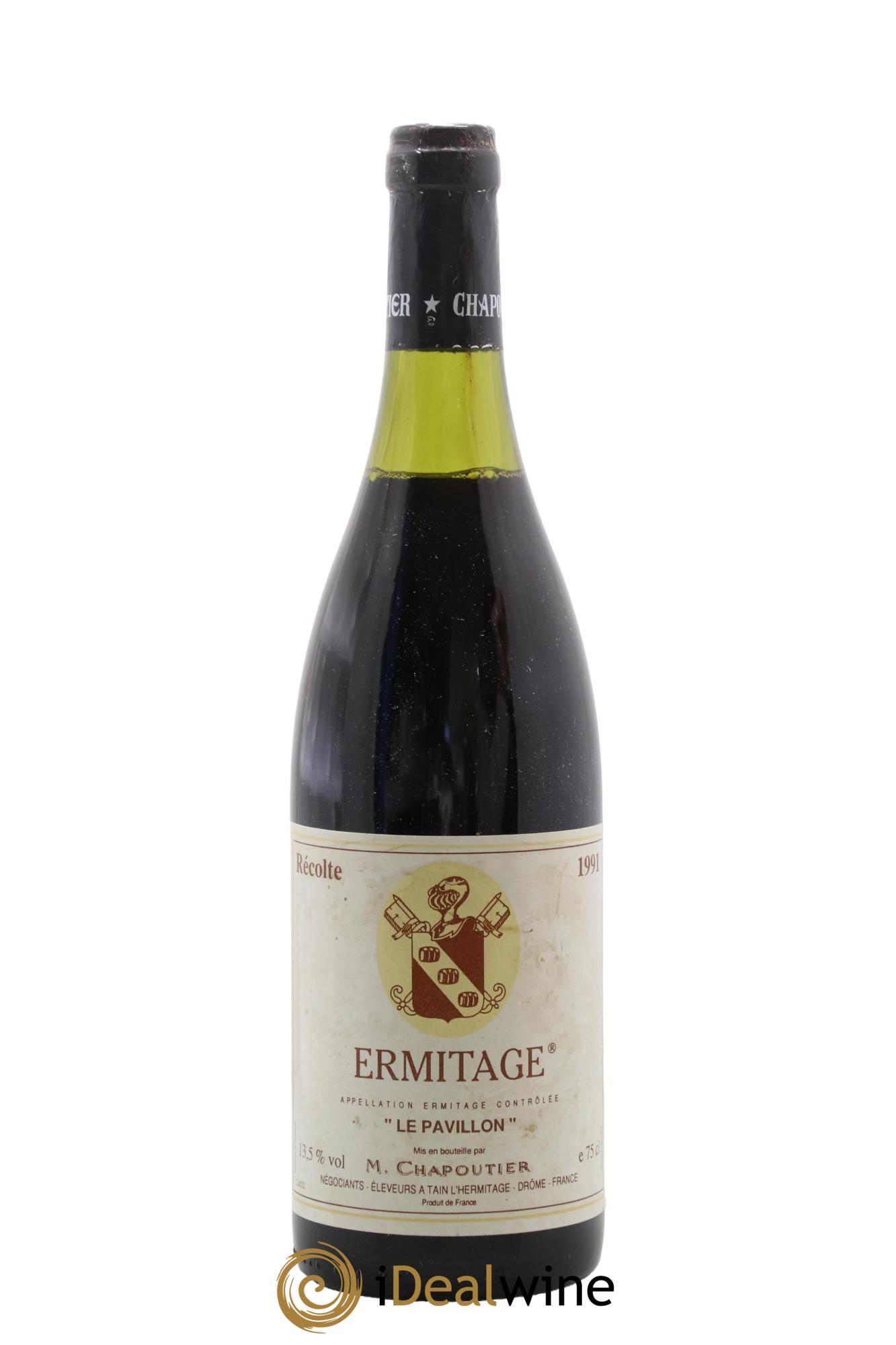 Hermitage Ermitage Le Pavillon Chapoutier 1991 - Lotto di 1 bottiglia - 0