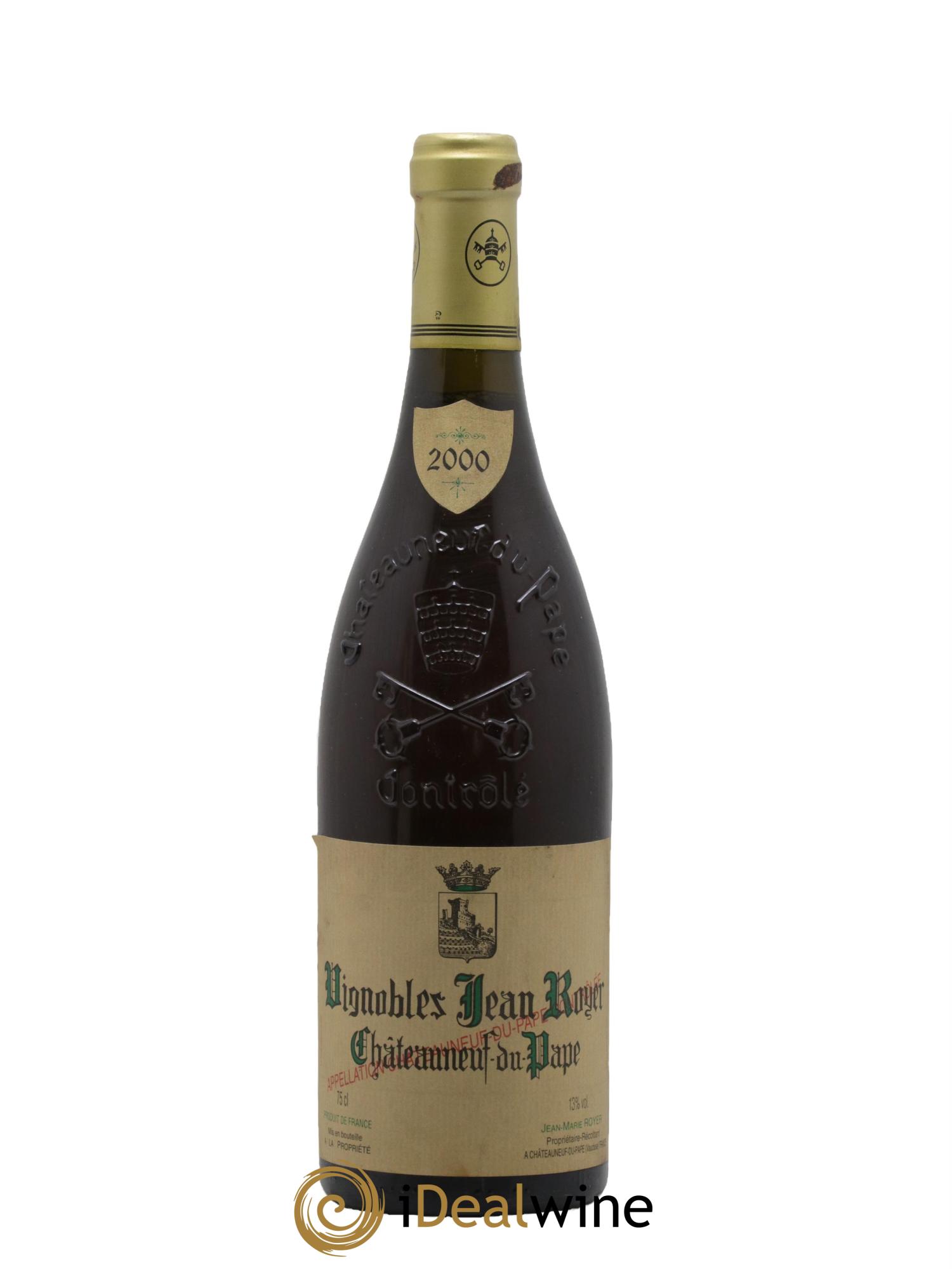 Châteauneuf-du-Pape Vignobles Jean Royer 2000 - Posten von 1 Flasche - 0