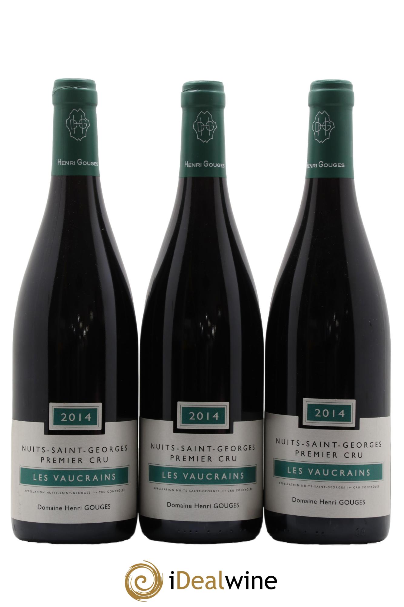 Nuits Saint-Georges 1er Cru Les Vaucrains Henri Gouges  2014 - Posten von 3 Flaschen - 0