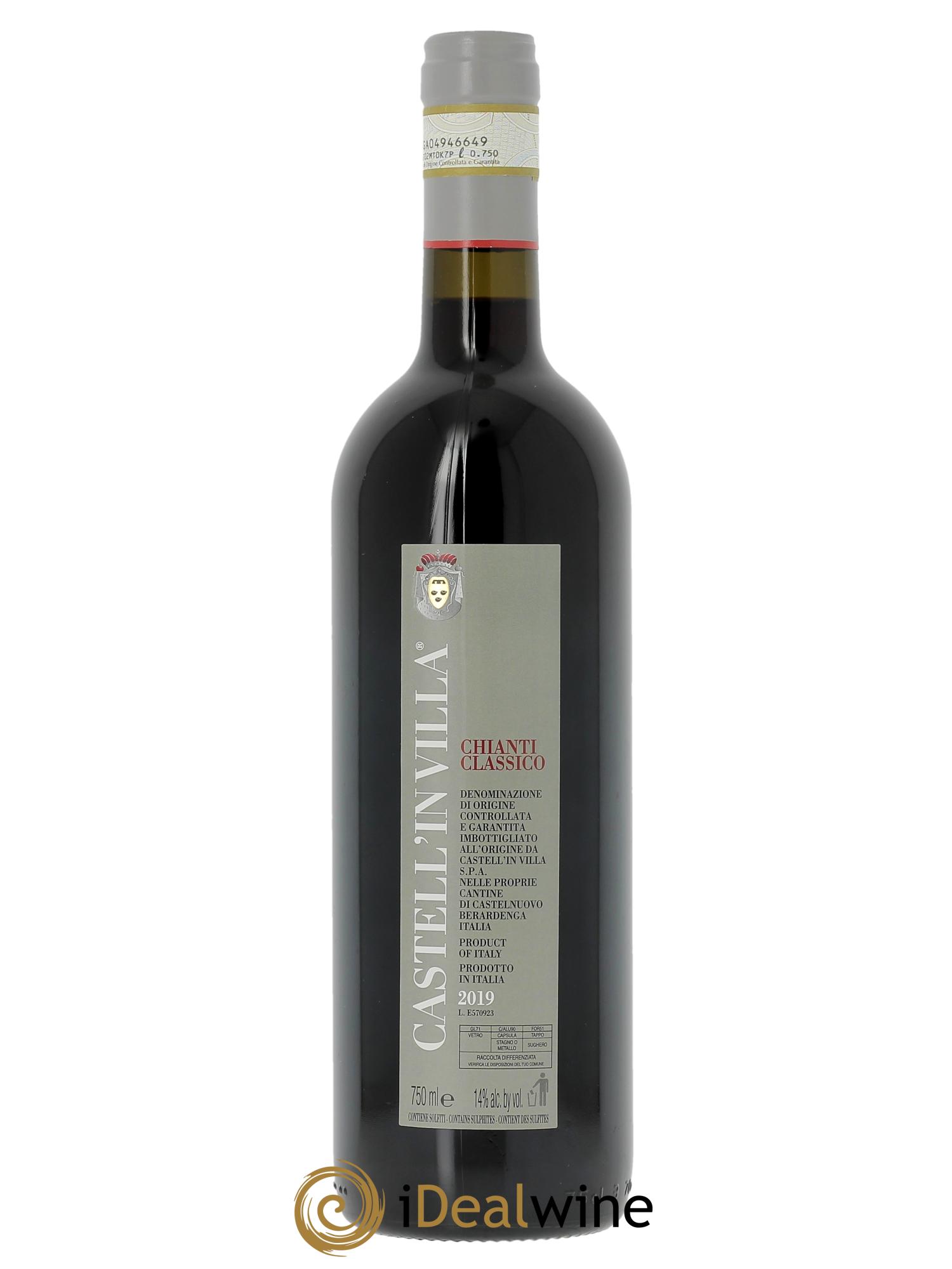 Chianti Classico DOCG Castell'in Villa 2019 - Lot de 1 bouteille - 0