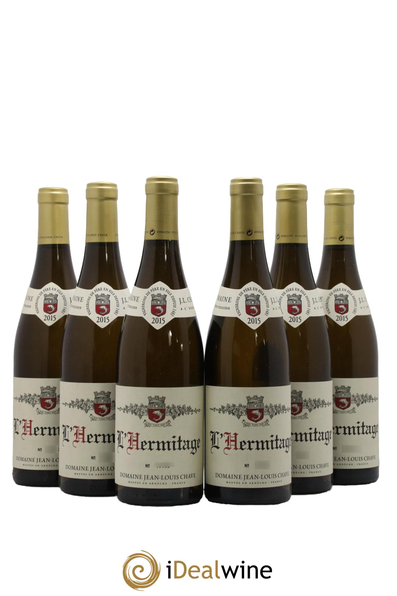 Hermitage Jean-Louis Chave 2015 - Lot de 6 bouteilles - 0