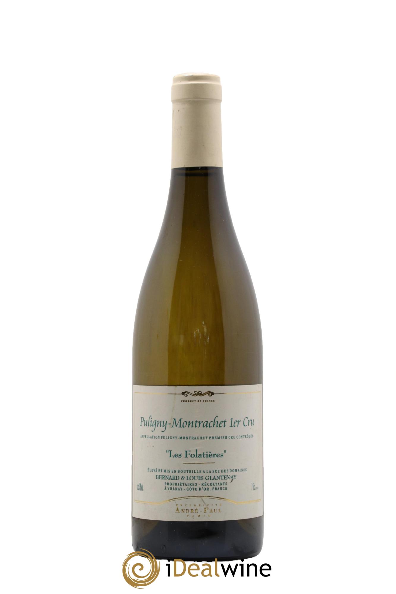 Puligny-Montrachet 1er Cru Les Folatières Bernard et Thierry Glantenay (Domaine) 2010 - Lotto di 1 bottiglia - 0