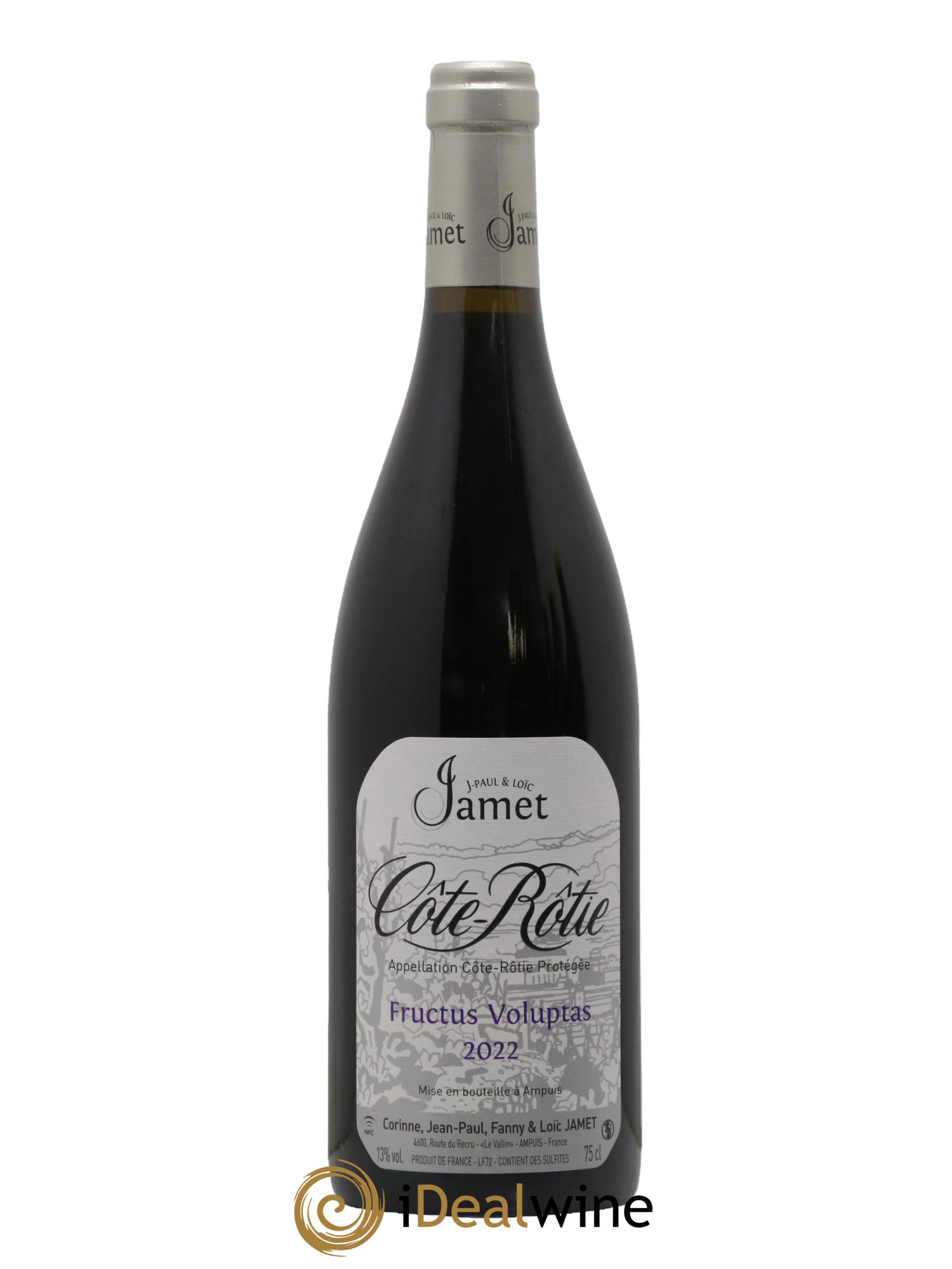 Côte-Rôtie Fructus Voluptas Jamet (Domaine) 2022 - Lotto di 1 bottiglia - 0