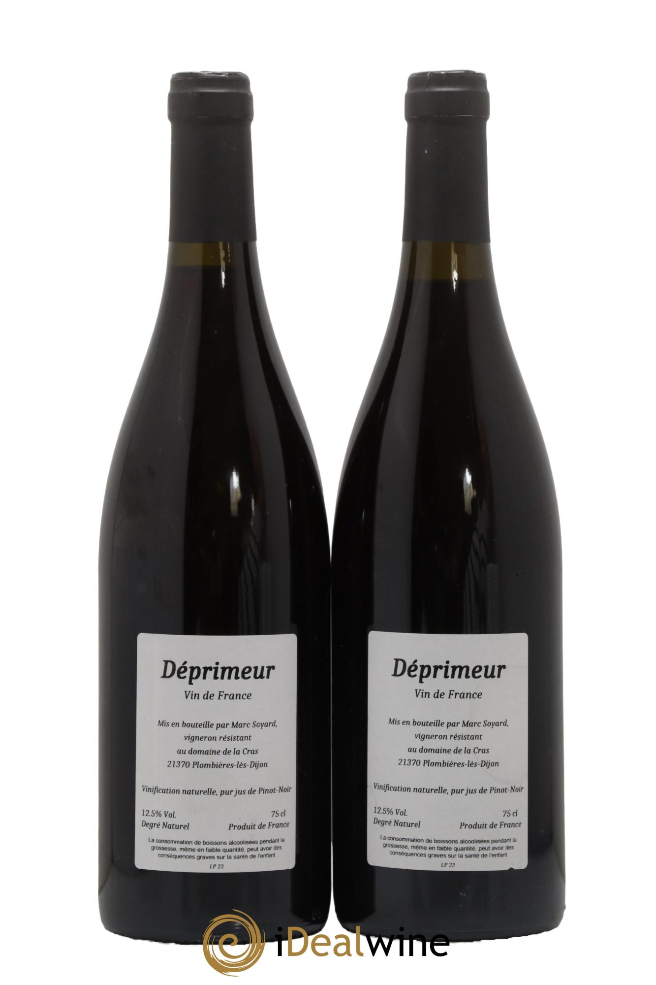 Vin de France Deprimeur Domaine Marc Soyard 2023 - Lot of 2 bottles - 0