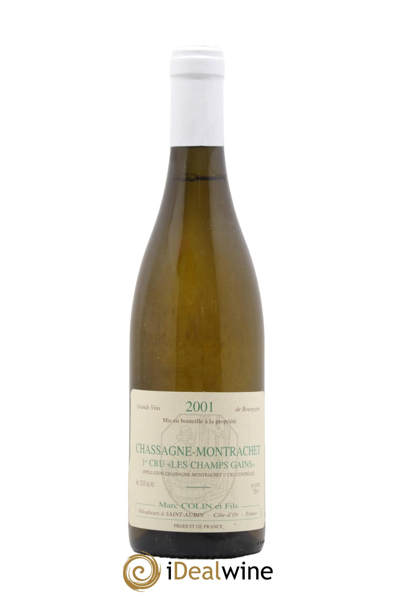 Chassagne-Montrachet 1er Cru Les Champs-Gains Marc Colin & Fils 2001 - Lotto di 1 bottiglia - 0