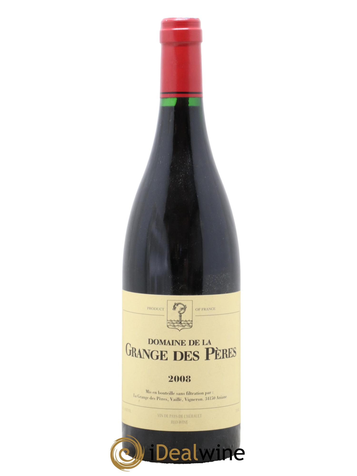 IGP Pays d'Hérault Grange des Pères Laurent Vaillé 2008 - Lot of 1 bottle - 0