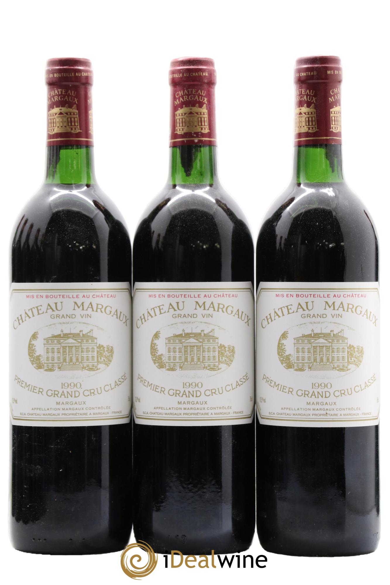 Château Margaux 1er Grand Cru Classé 1990 - Lot of 12 bottles - 3