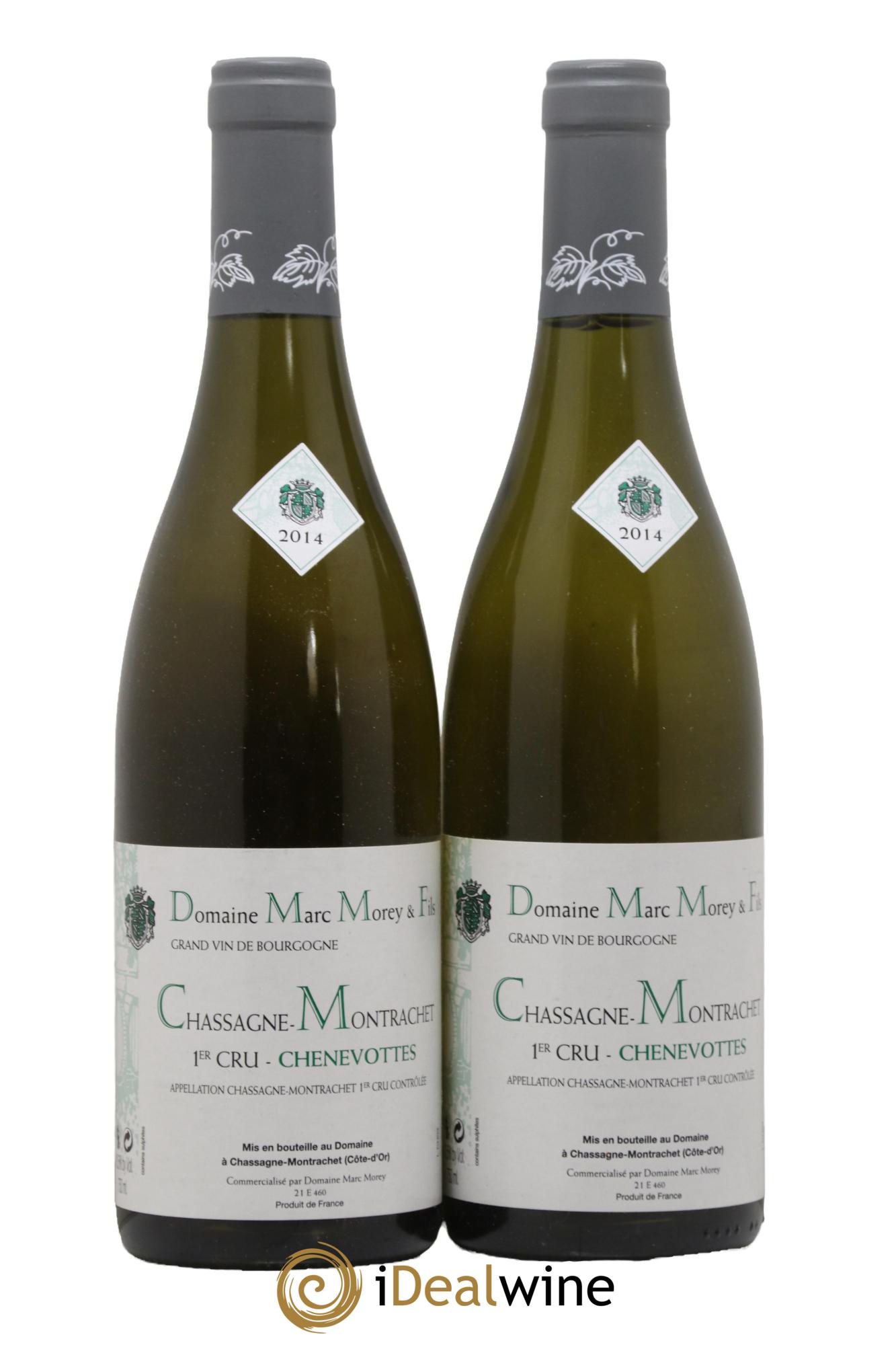 Chassagne-Montrachet 1er Cru Chenevottes Jean-Marc Morey 2014 - Lot of 2 bottles - 0