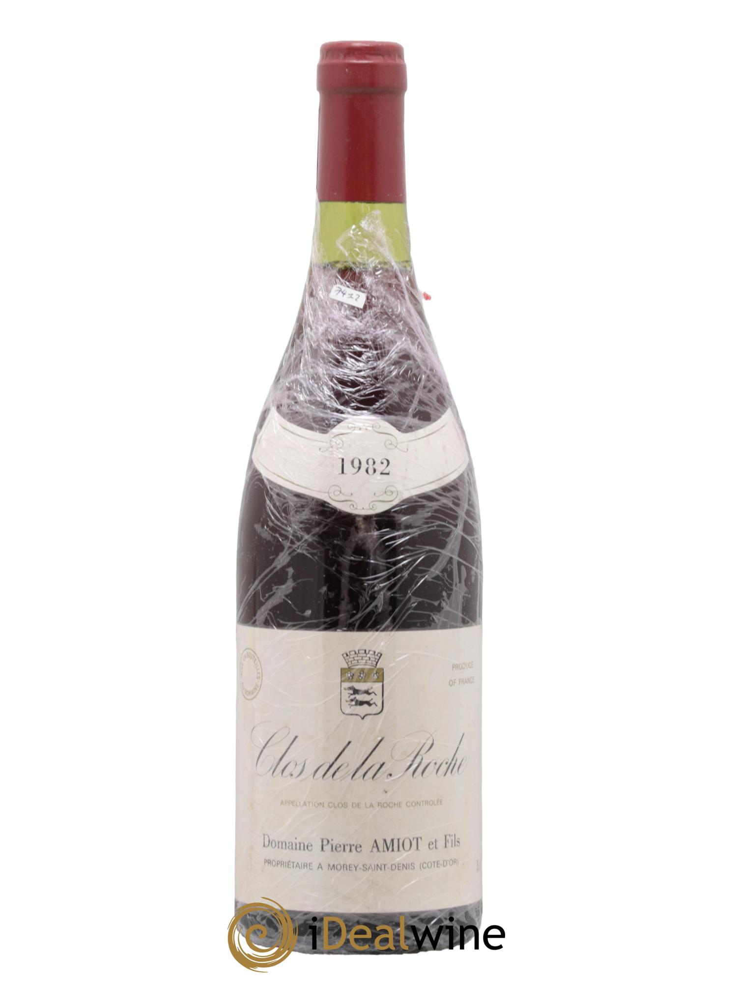 Clos de la Roche Grand Cru Pierre Amiot et Fils (Domaine) 1982 - Lotto di 1 bottiglia - 0