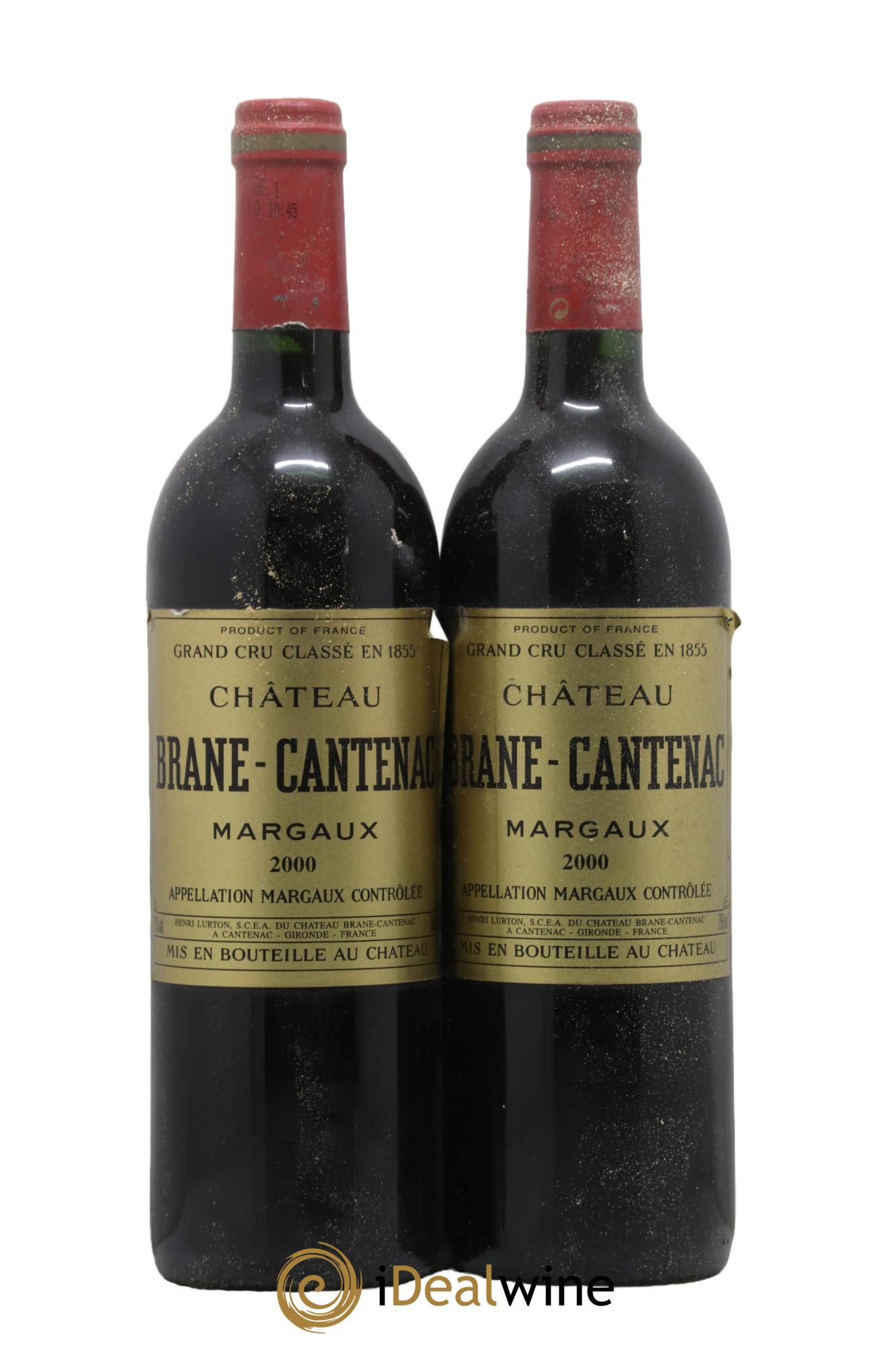 Château Brane Cantenac 2ème Grand Cru Classé 2000 - Posten von 2 Flaschen - 0