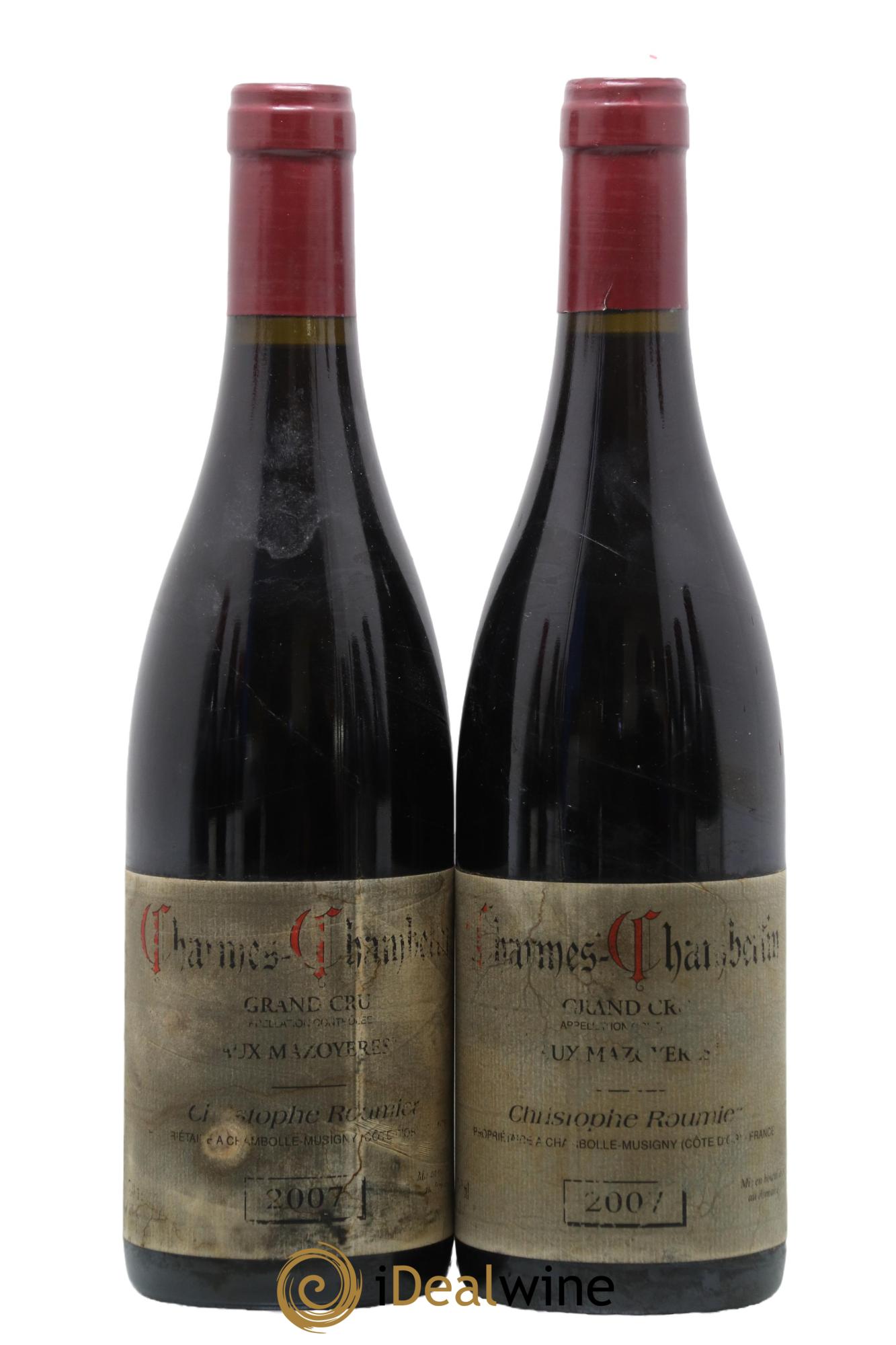 Charmes-Chambertin Grand Cru Aux Mazoyères Christophe Roumier 2007 - Lot of 2 bottles - 0