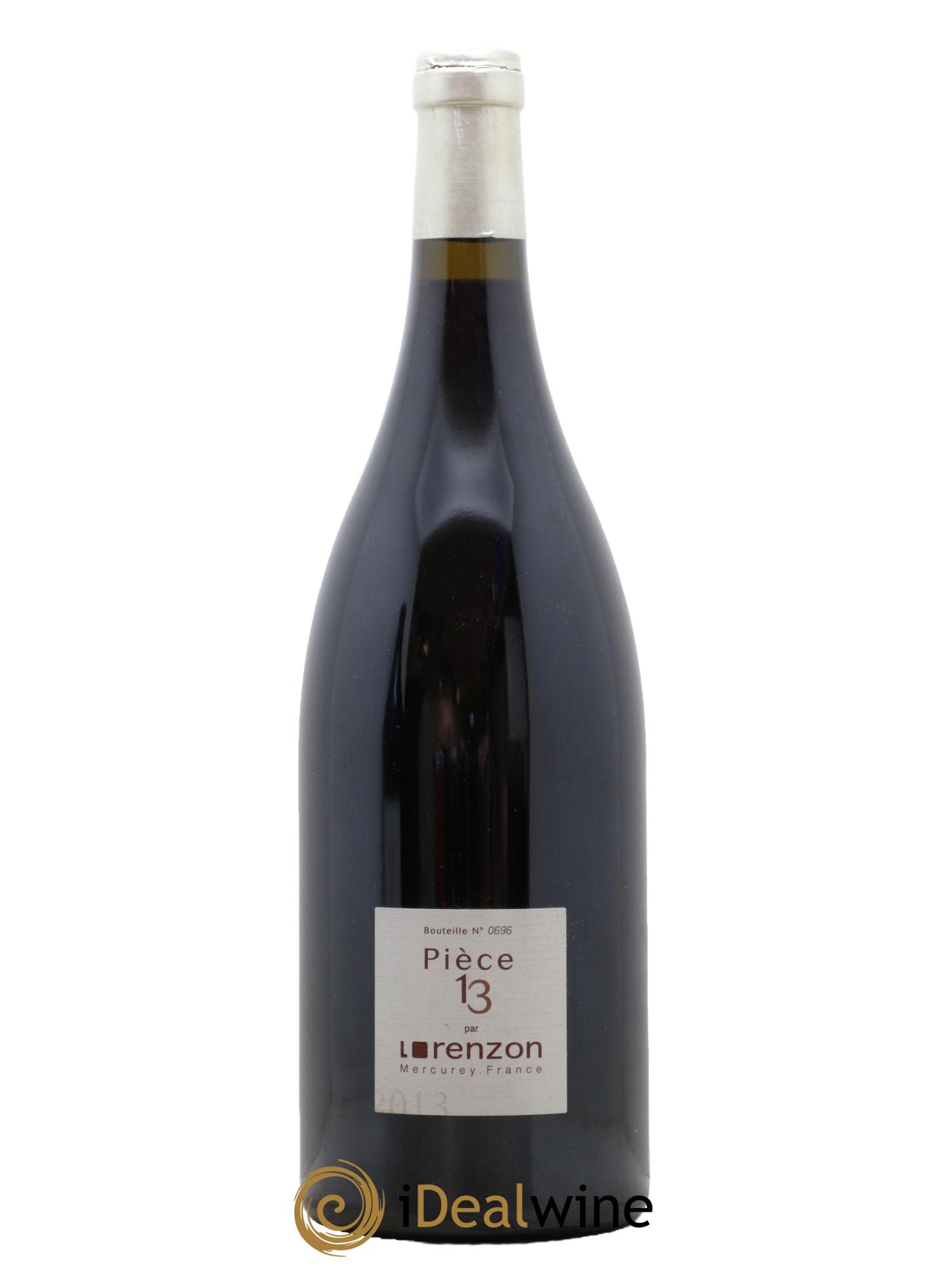 Mercurey 1er Cru Pièce 13 Bruno Lorenzon 2013 - Posten von 1 Magnum - 0