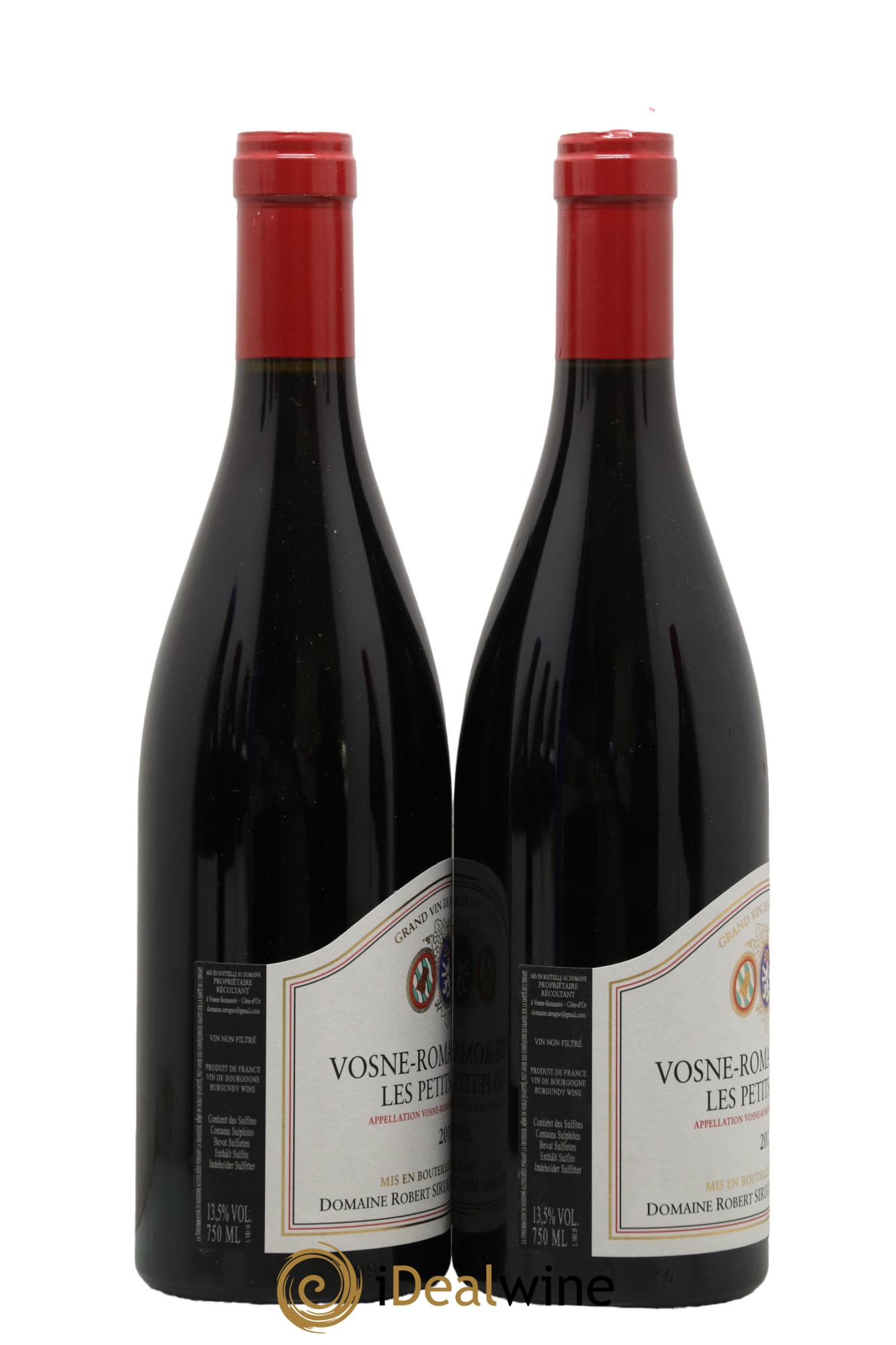 Vosne-Romanée 1er Cru Les Petits Monts Robert Sirugue (Domaine) 2018 - Posten von 2 Flaschen - 1