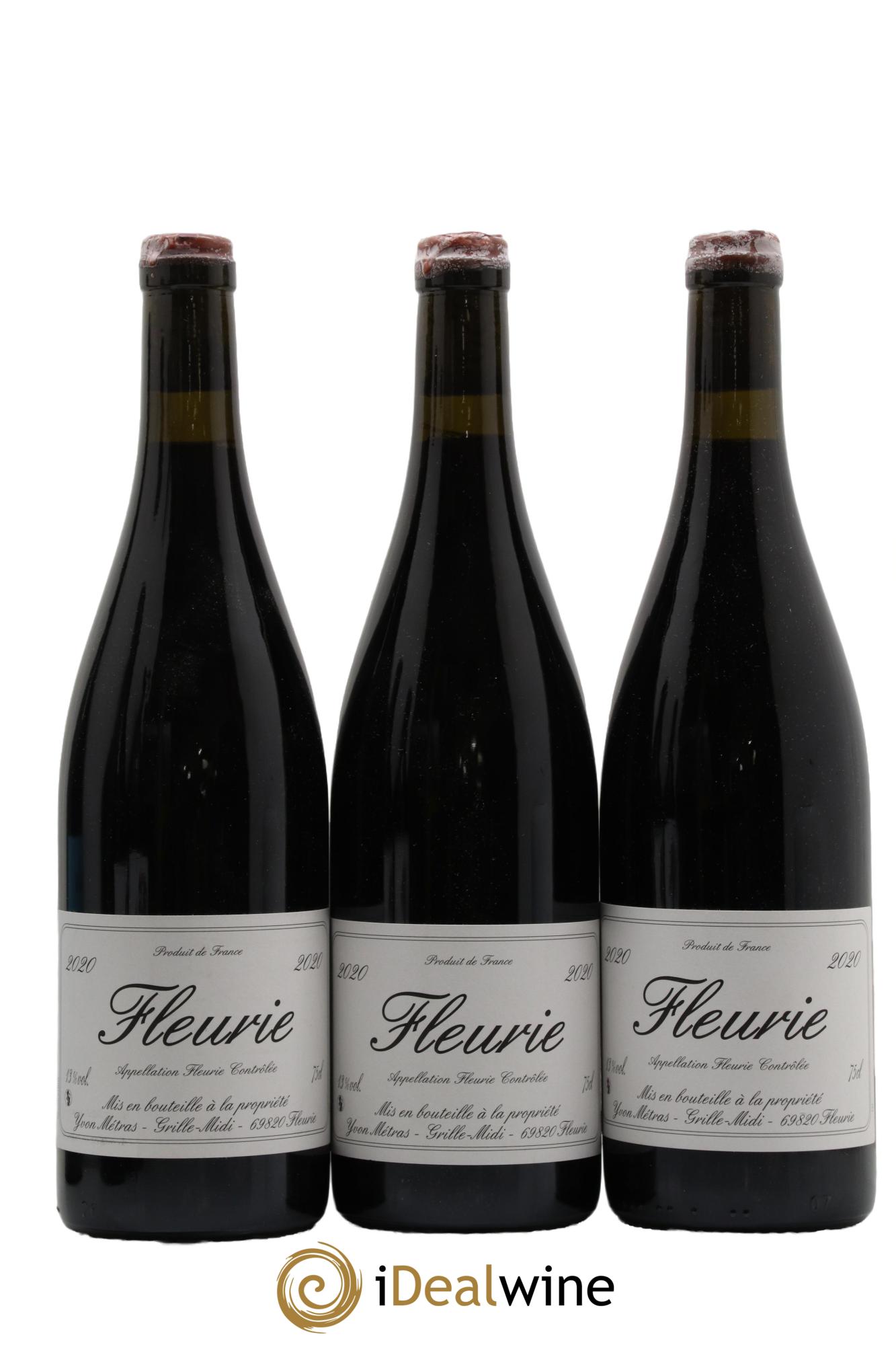 Fleurie Yvon Métras 2020 - Lot de 3 bouteilles - 0