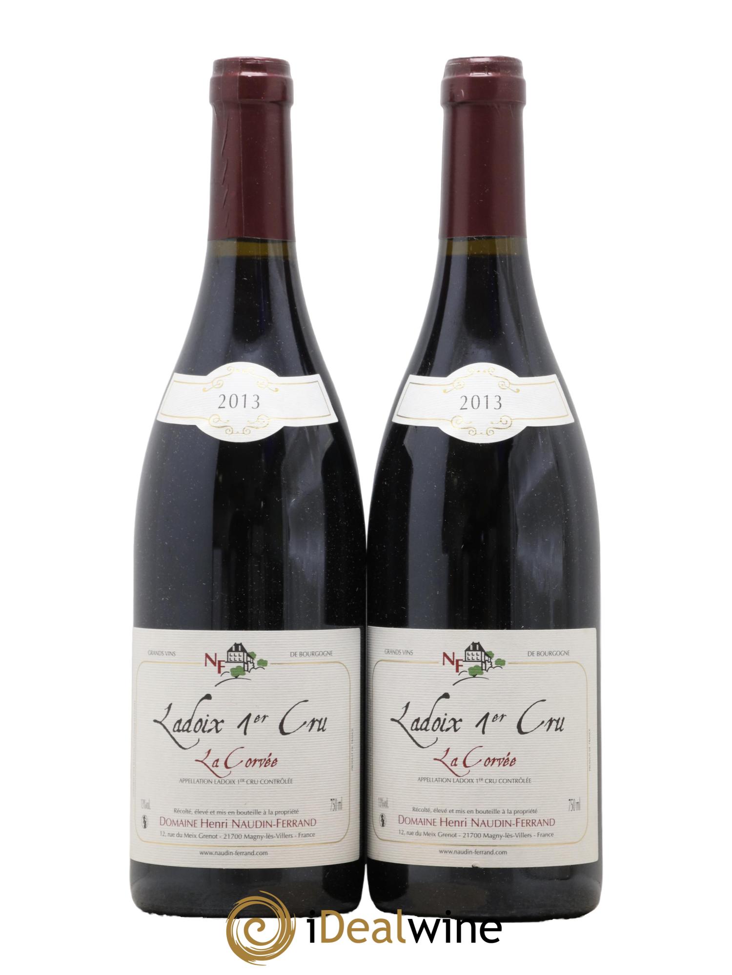 Ladoix 1er Cru La Corvée Naudin-Ferrand (Domaine) 2013 - Lot of 2 bottles - 0