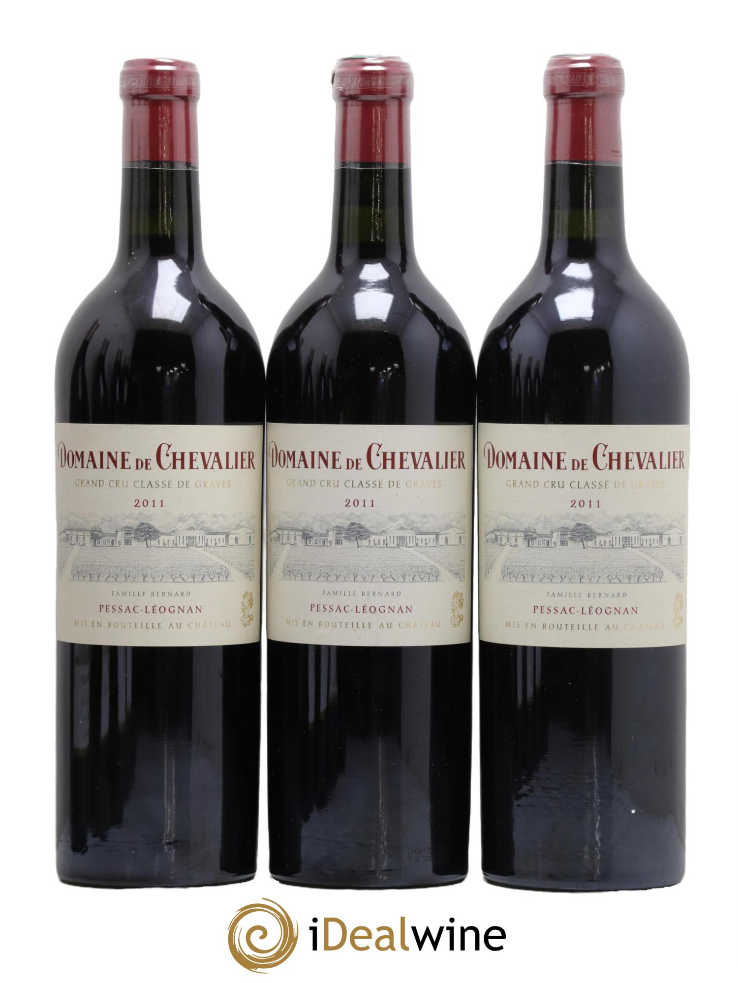 Domaine de Chevalier Cru Classé de Graves  2011 - Lot de 3 bouteilles - 0