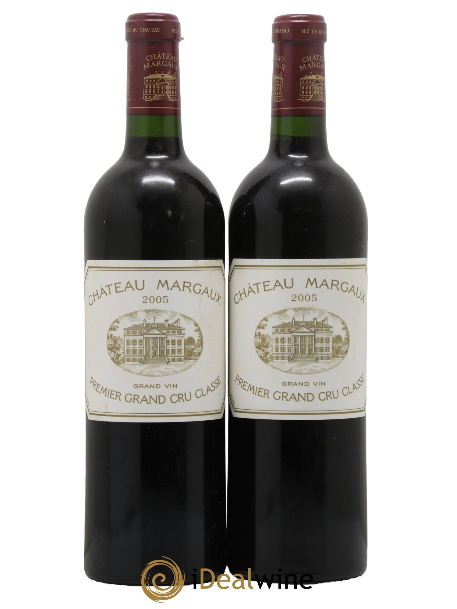 Château Margaux 1er Grand Cru Classé 2005 - Lotto di 2 bottiglie - 0