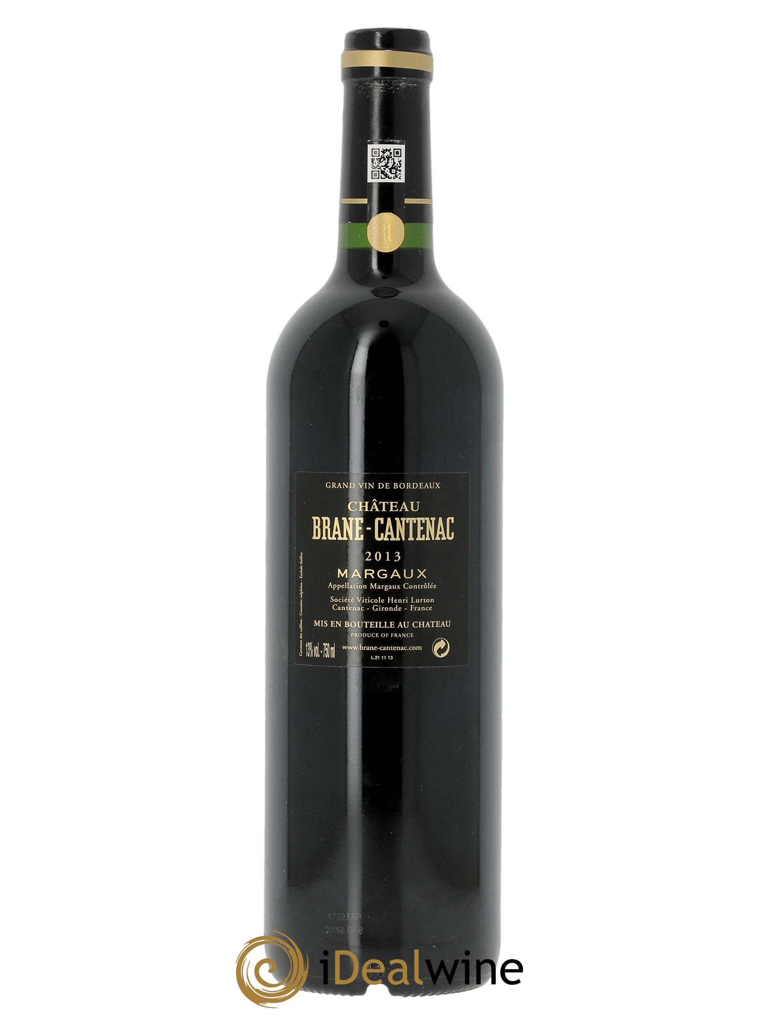 Château Brane Cantenac 2ème Grand Cru Classé (OWC if 6 bts) 2013 - Lot of 1 bottle - 1