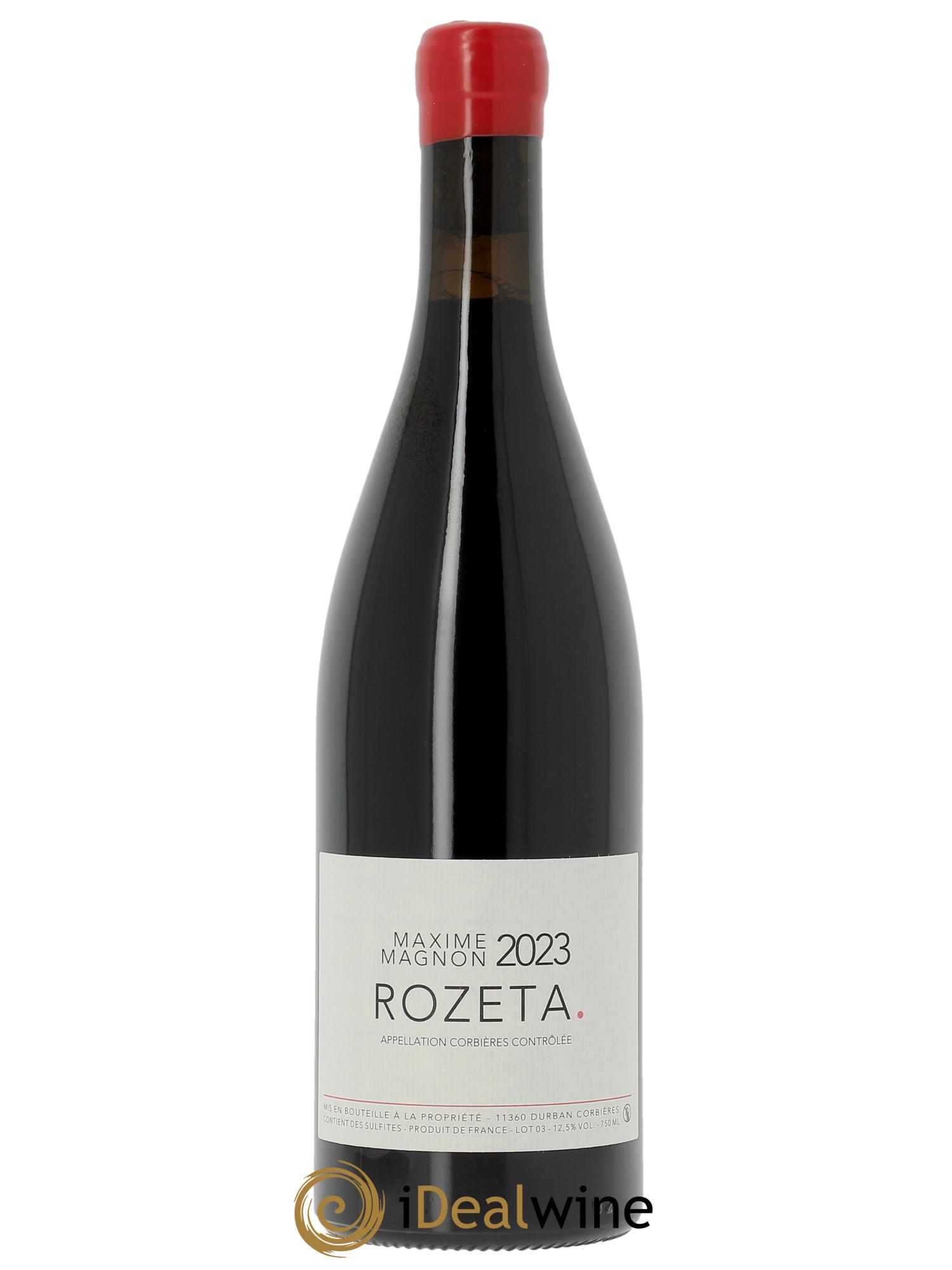 Corbières Rozeta Maxime Magnon 2023 - Lot de 1 bouteille - 0