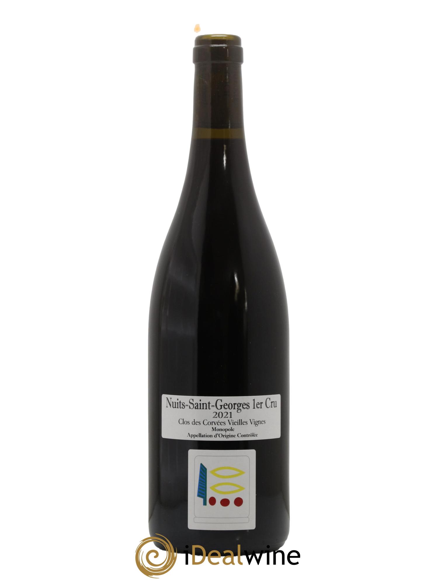 Nuits-Saint-Georges 1er Cru Le Clos des Corvées Vieilles Vignes Prieuré Roch 2021 - Lotto di 1 bottiglia - 0