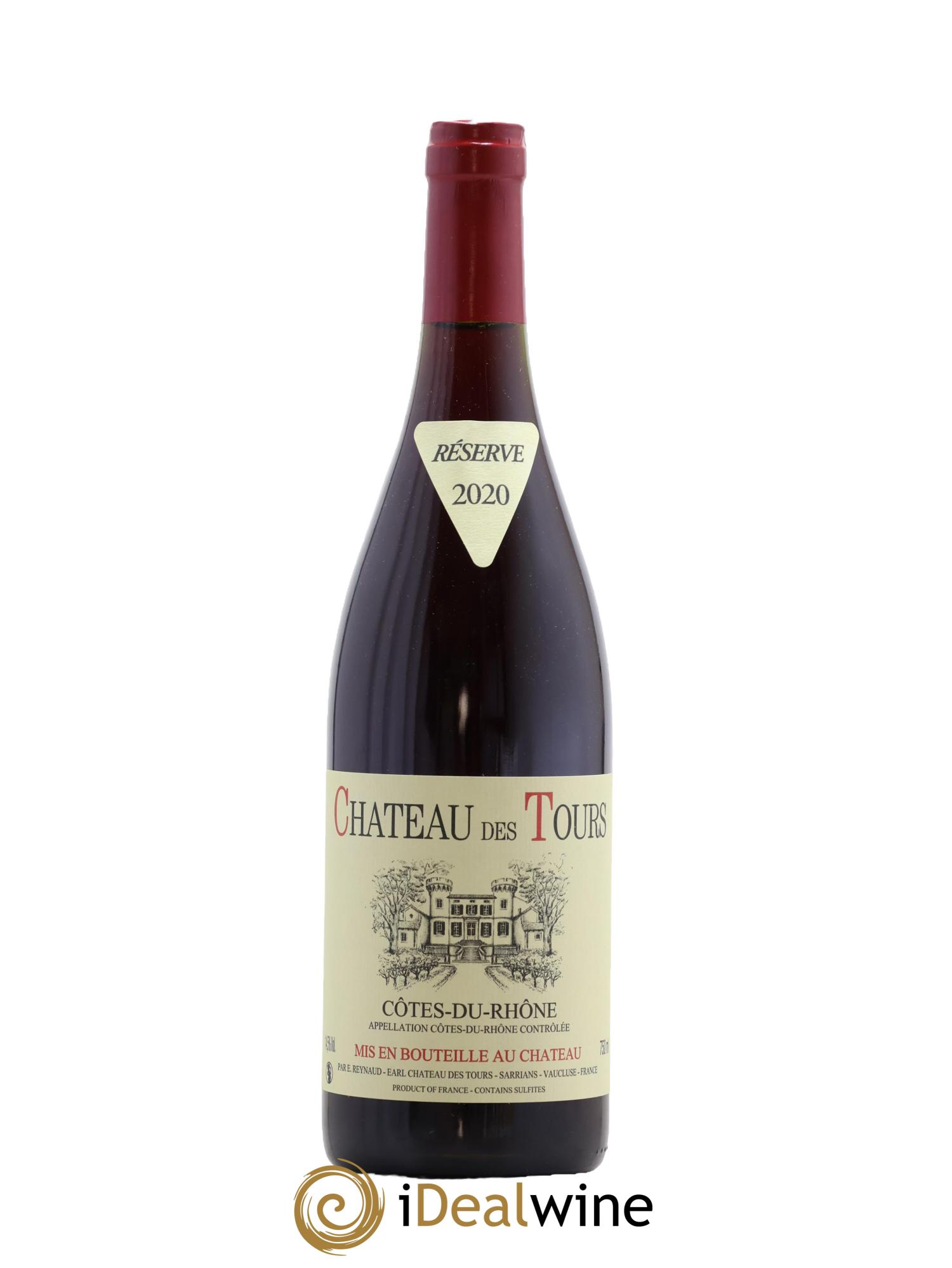 Côtes du Rhône Château des Tours Emmanuel Reynaud 2020 - Lot of 1 bottle - 0