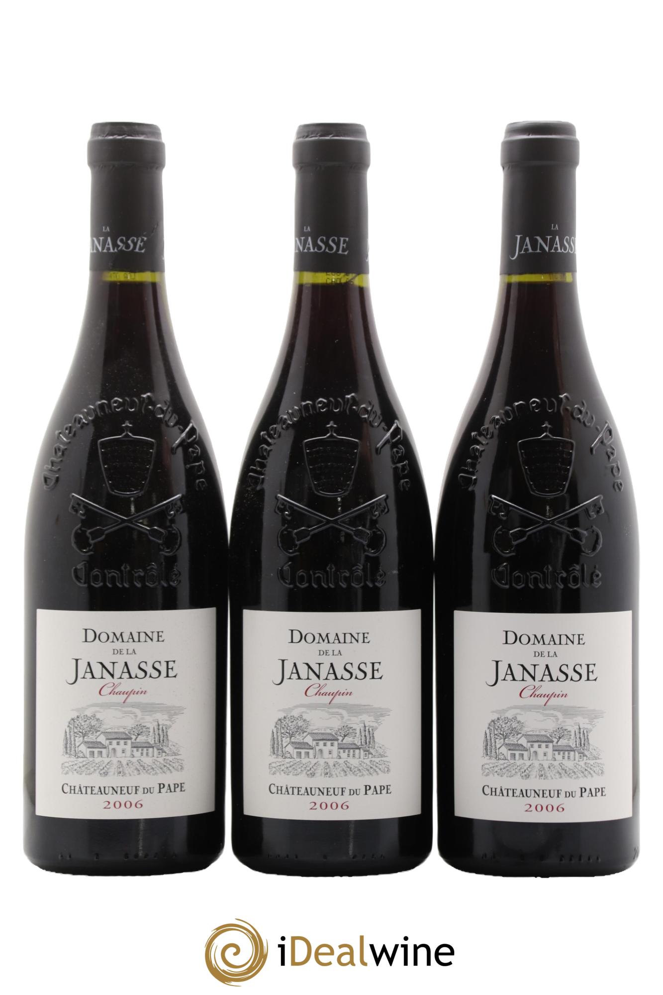 Châteauneuf-du-Pape Cuvée Chaupin La Janasse (Domaine de) 2006 - Lot de 3 bouteilles - 0