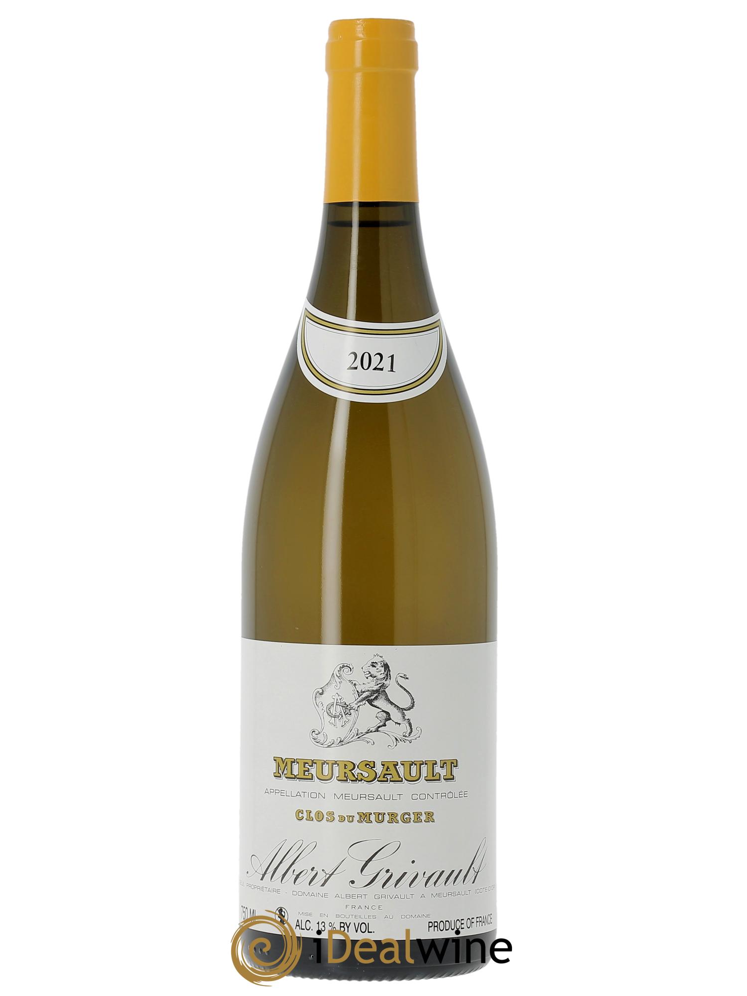 Meursault Clos du Murger Albert Grivault 2021 - Lotto di 1 bottiglia - 0