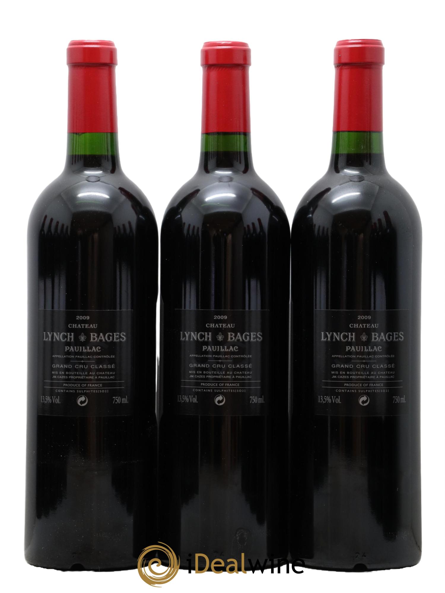 Château Lynch Bages 5ème Grand Cru Classé 2009 - Lot de 12 bouteilles - 6