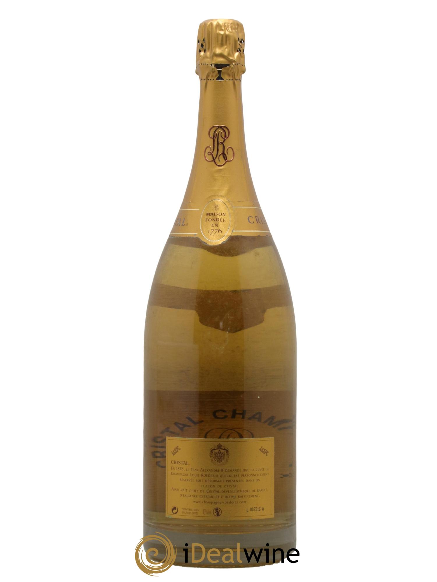 Cristal Louis Roederer 2002 - Lot de 1 magnum - 1