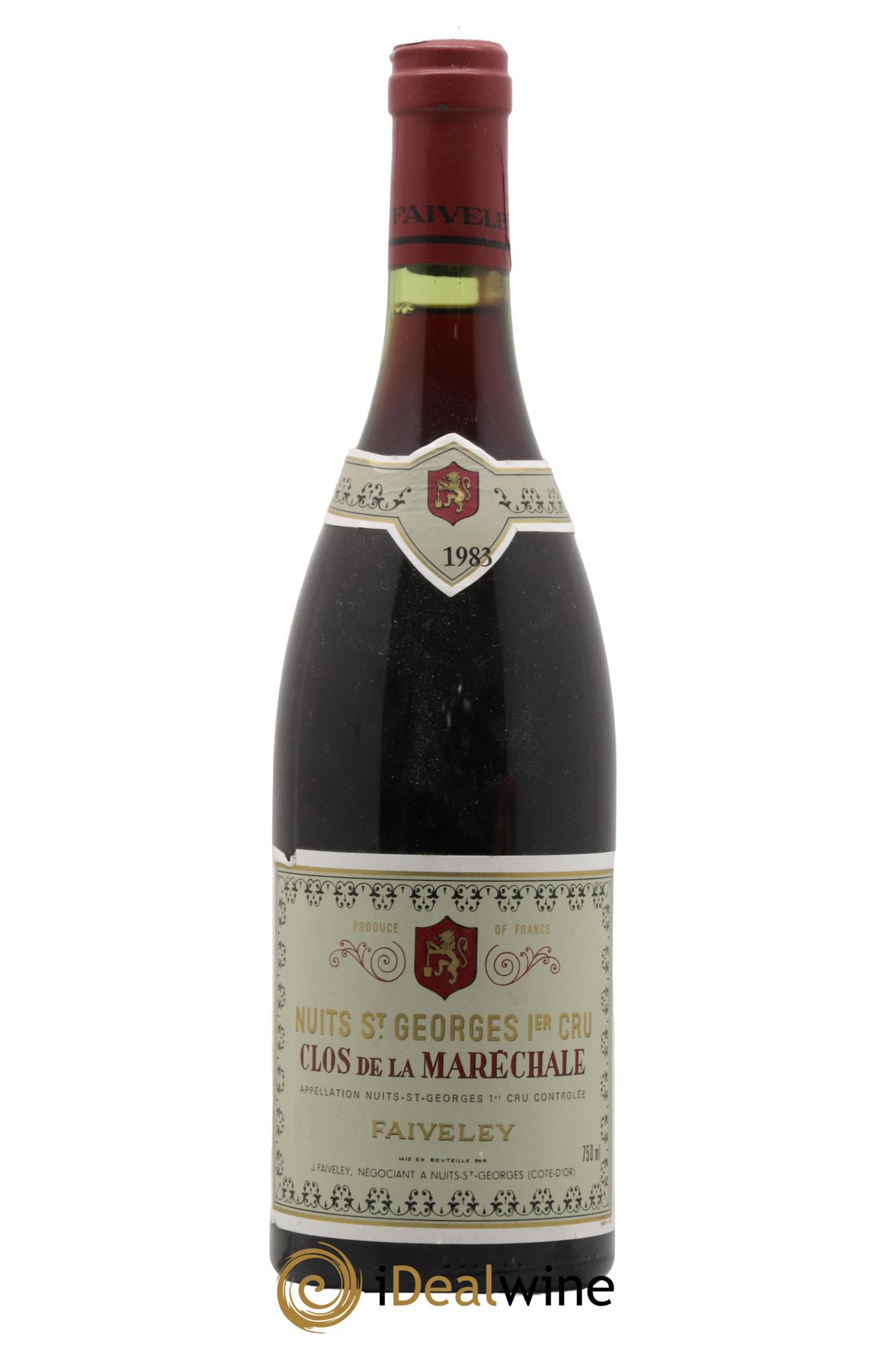 Nuits Saint-Georges 1er Cru Clos de la Maréchale Faiveley 1983 - Lotto di 1 bottiglia - 0