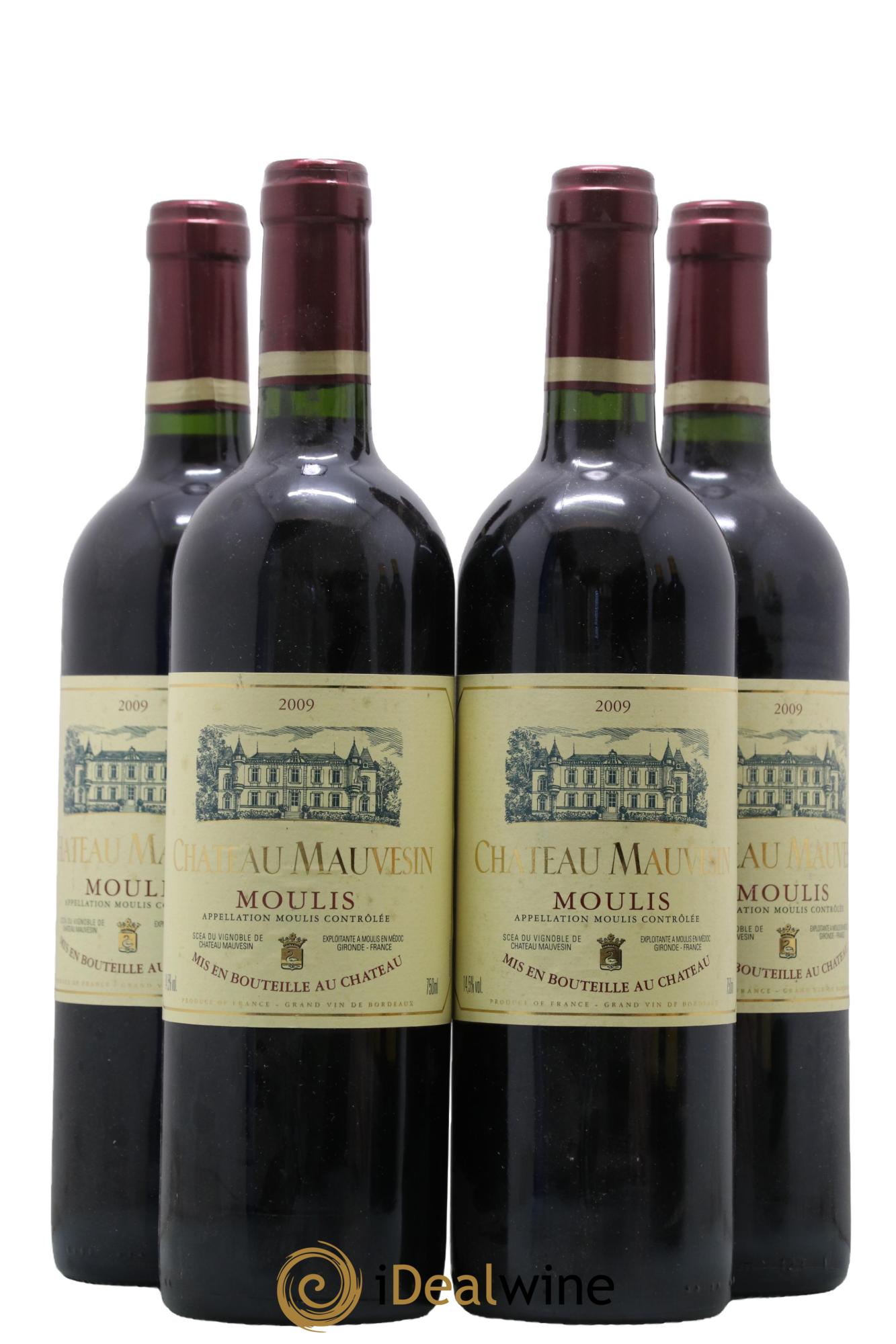 Château Mauvesin Cru Bourgeois 2009 - Lot de 4 bouteilles - 0