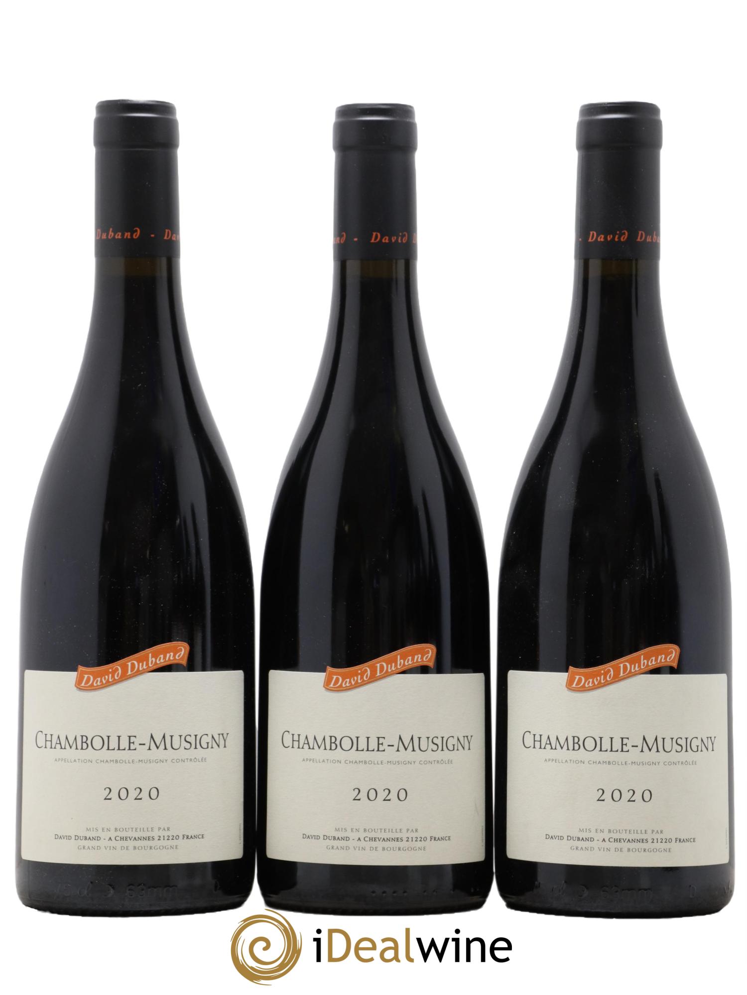 Chambolle-Musigny David Duband (Domaine) 2020 - Lot de 3 bouteilles - 0