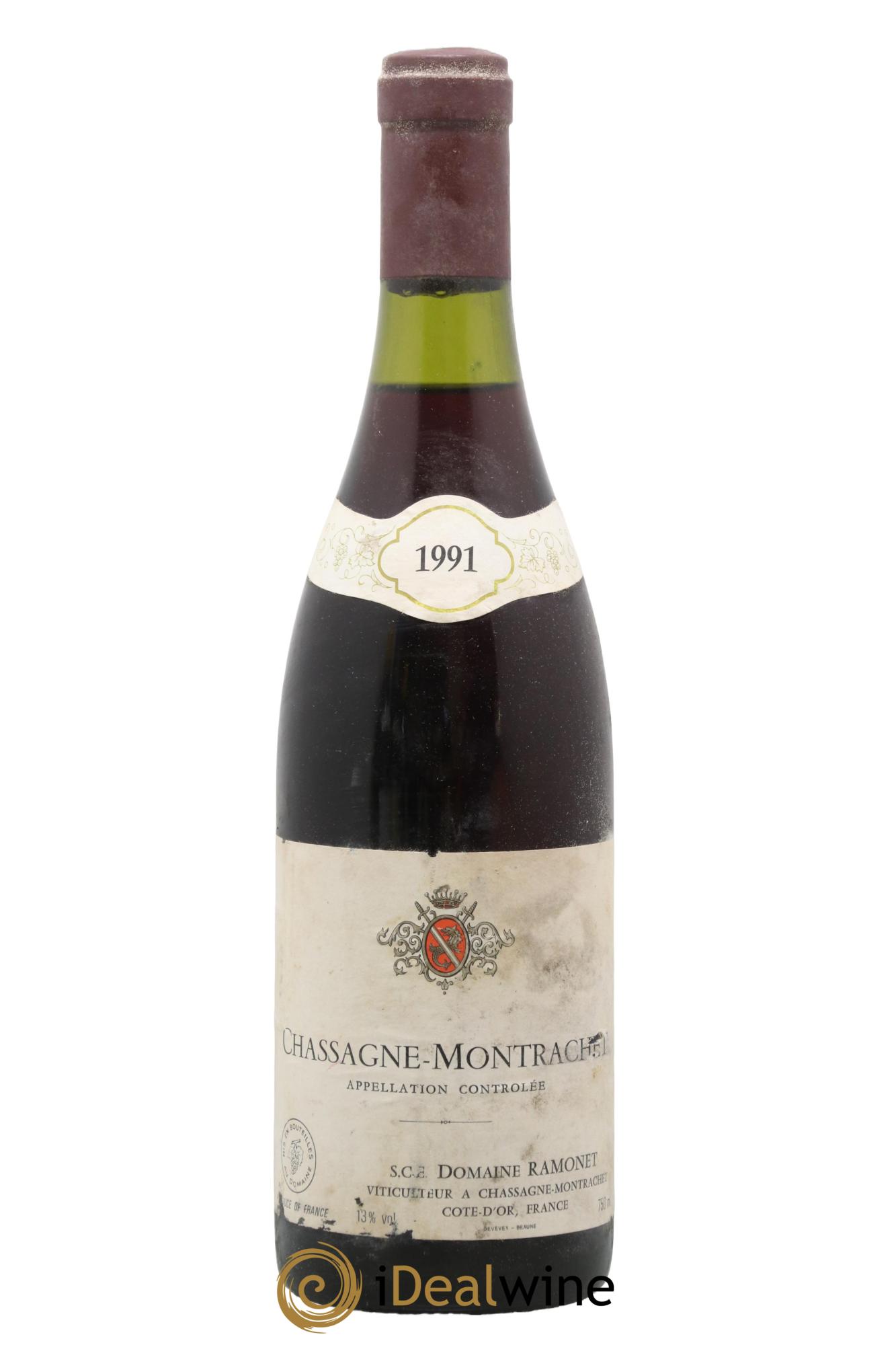 Chassagne-Montrachet Ramonet (Domaine)  1991 - Posten von 1 Flasche - 0