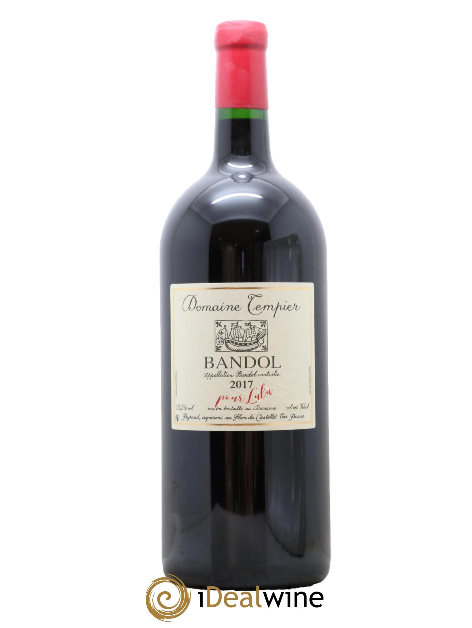 Bandol Domaine Tempier Famille Peyraud Pour Lulu Tempier 2017 - Lot de 1 double magnum - 0