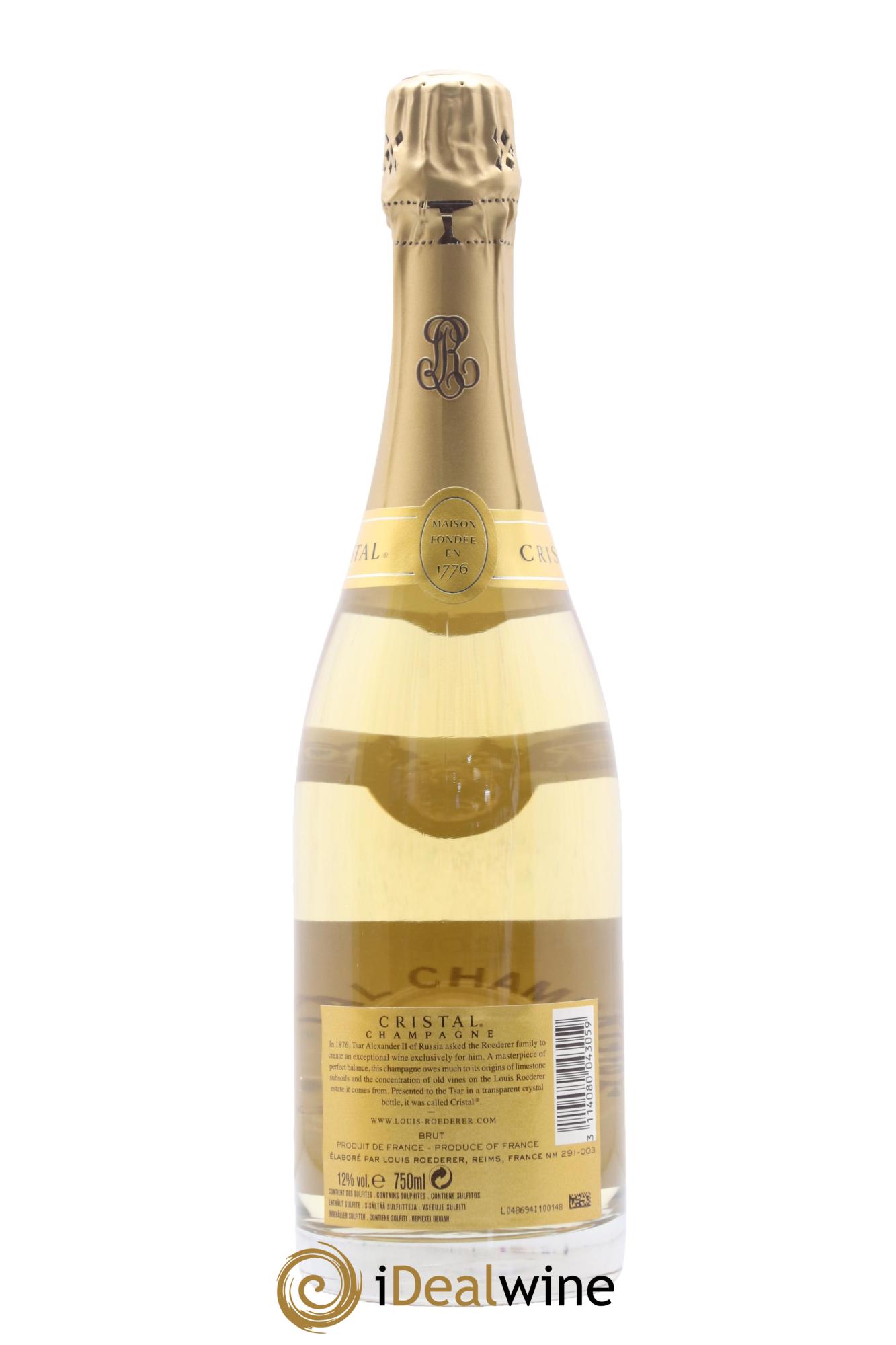 Cristal Louis Roederer 2008 - Lot of 1 bottle - 2