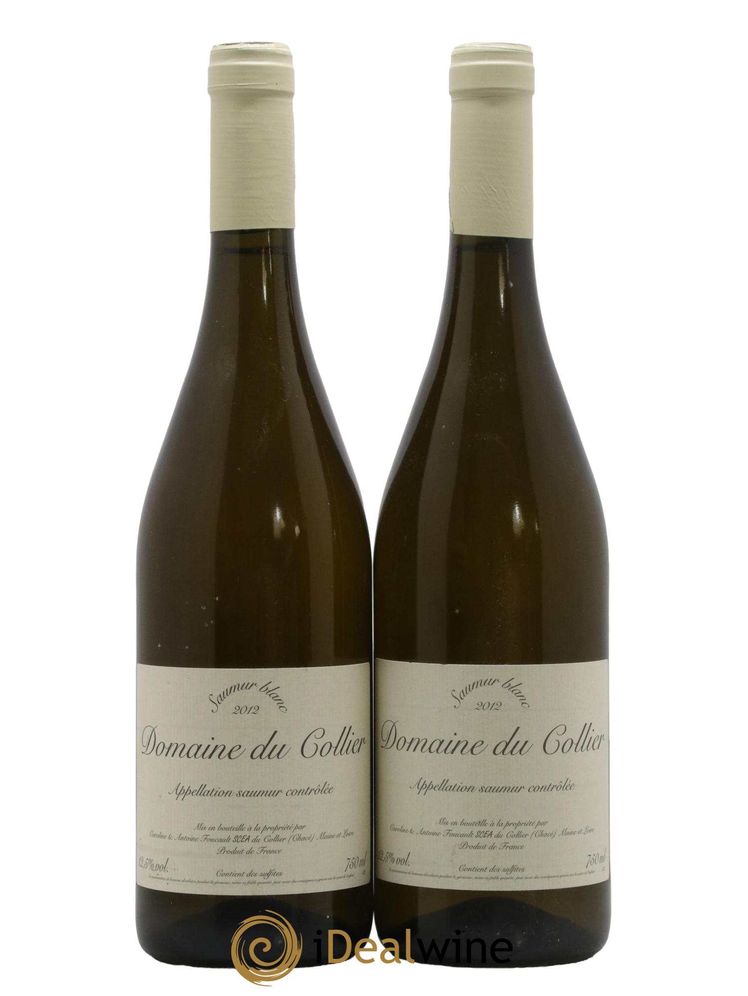 Saumur Domaine du Collier 2012 - Lot of 2 bottles - 0