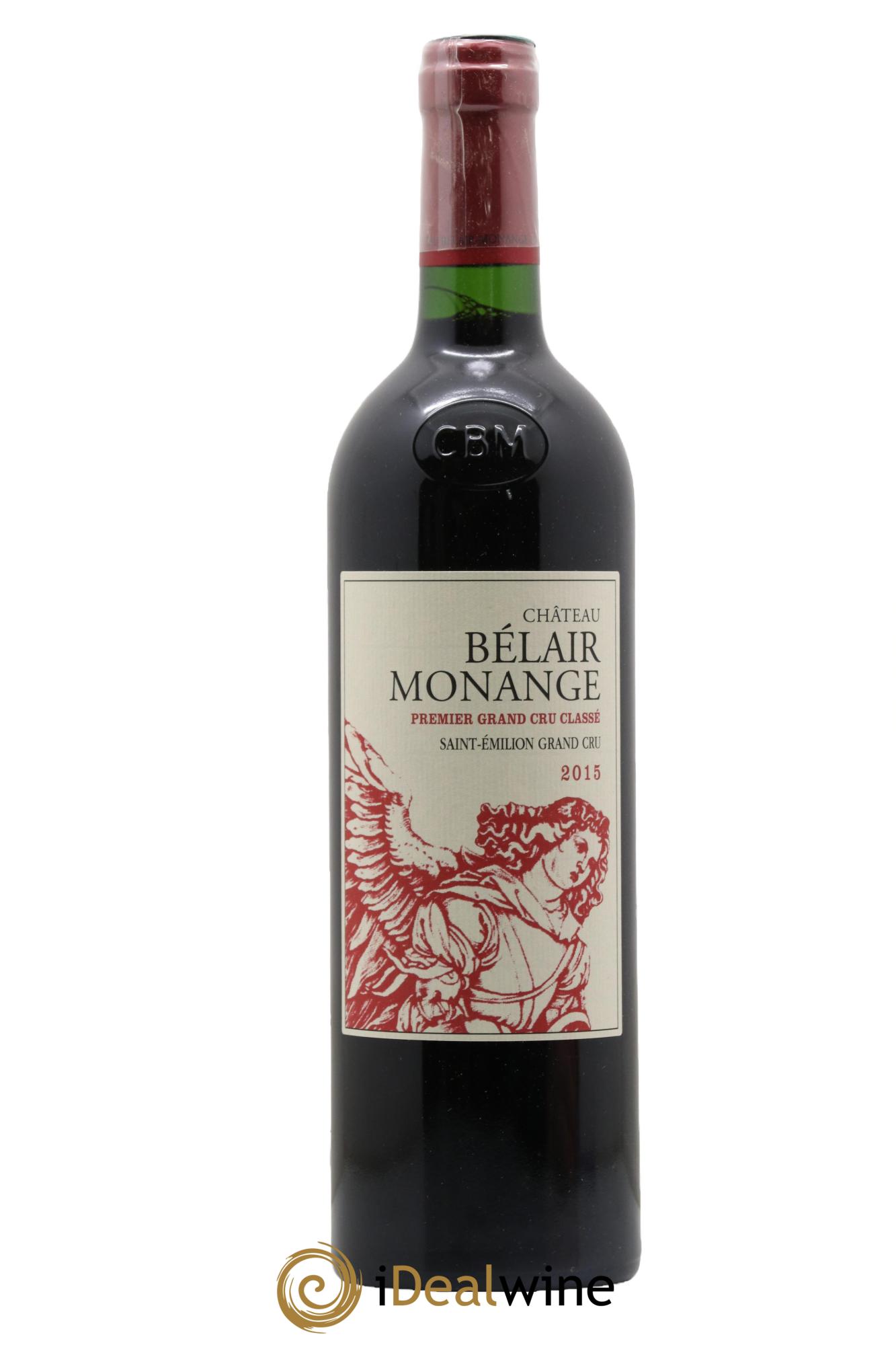 Château Belair (Belair-Monange) 1er Grand Cru Classé B 2015 - Lotto di 1 bottiglia - 0