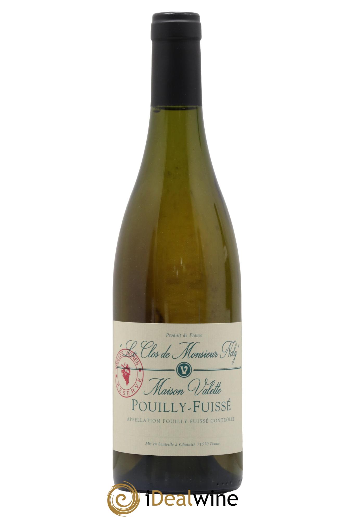 Pouilly-Fuissé Clos de Monsieur Noly Vieilles Vignes Valette (Domaine) - Lot de 1 bouteille - 0