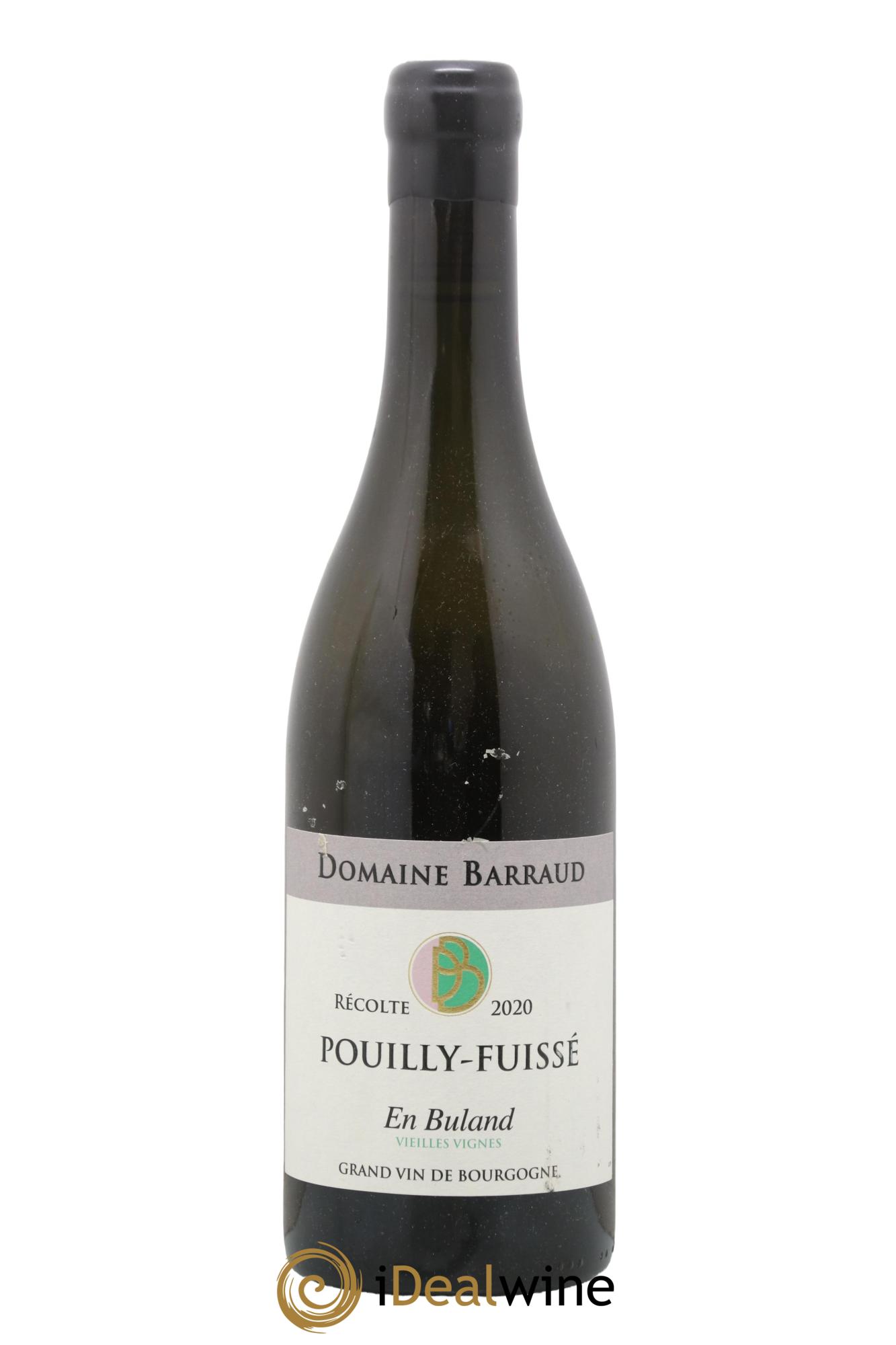 Pouilly-Fuissé En Buland Vieilles Vignes Domaine Barraud 2020 - Posten von 1 Flasche - 0