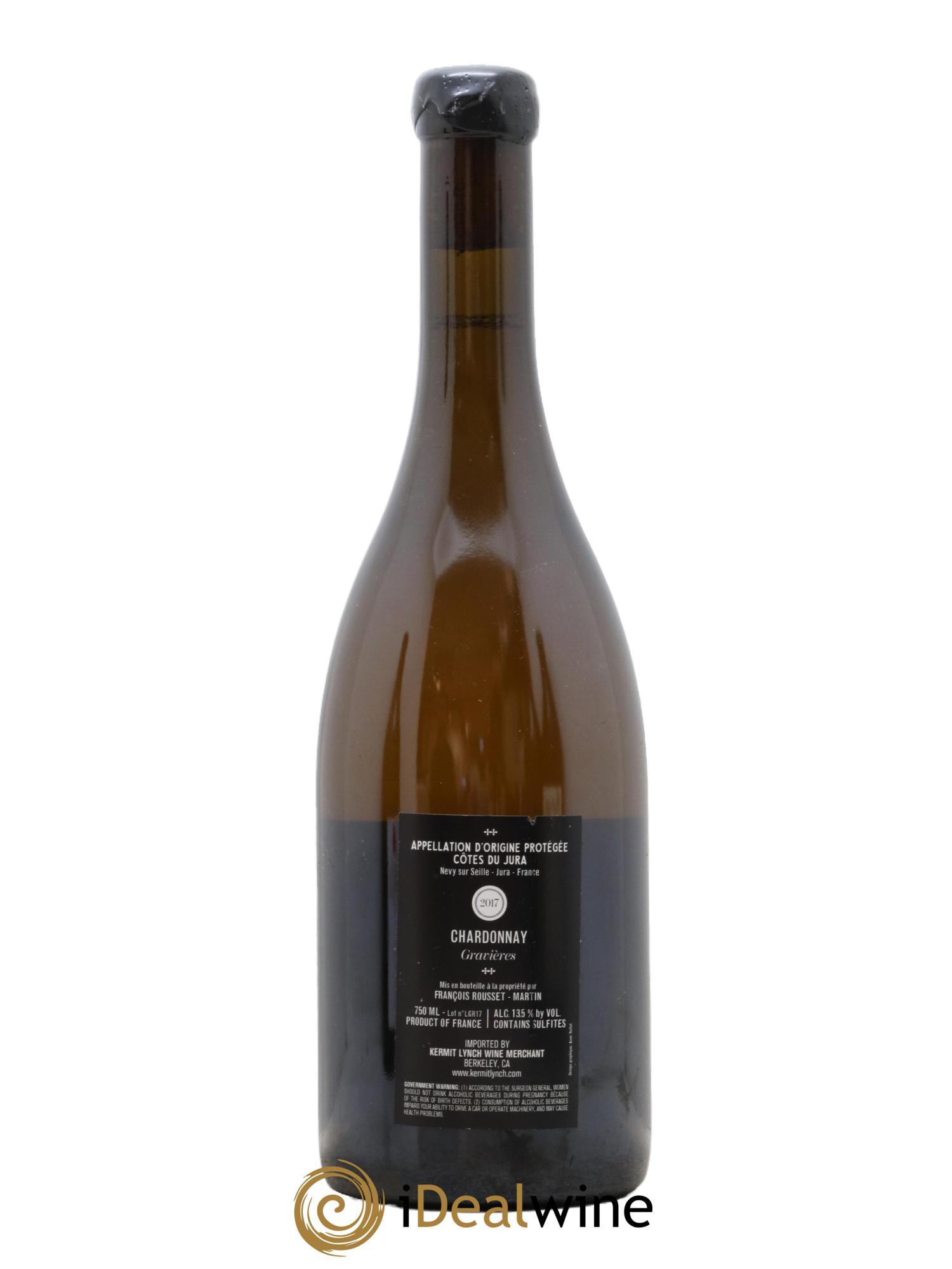 Côtes du Jura Gravières François Rousset Martin 2017 - Lot of 1 bottle - 1