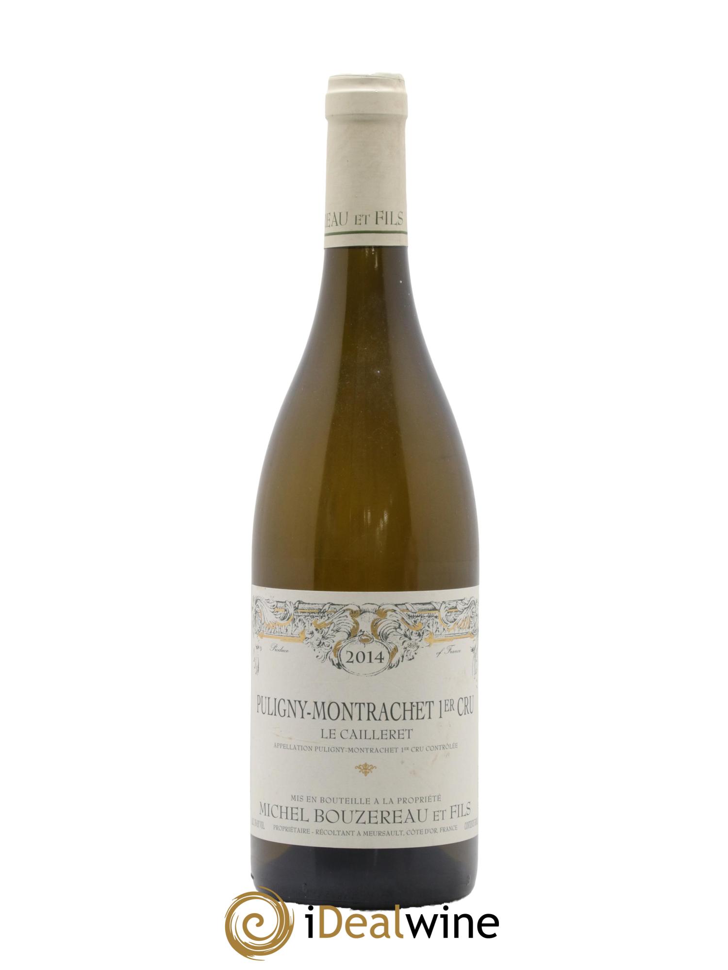 Puligny-Montrachet 1er Cru Le Cailleret Michel Bouzereau et Fils (Domaine) 2014 - Lot of 1 bottle - 0