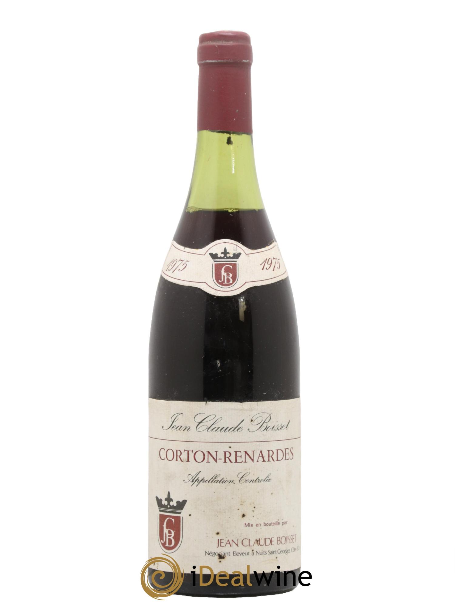 Corton Grand Cru Renardes Jean Claude Boisset 1975 - Posten von 1 Flasche - 0