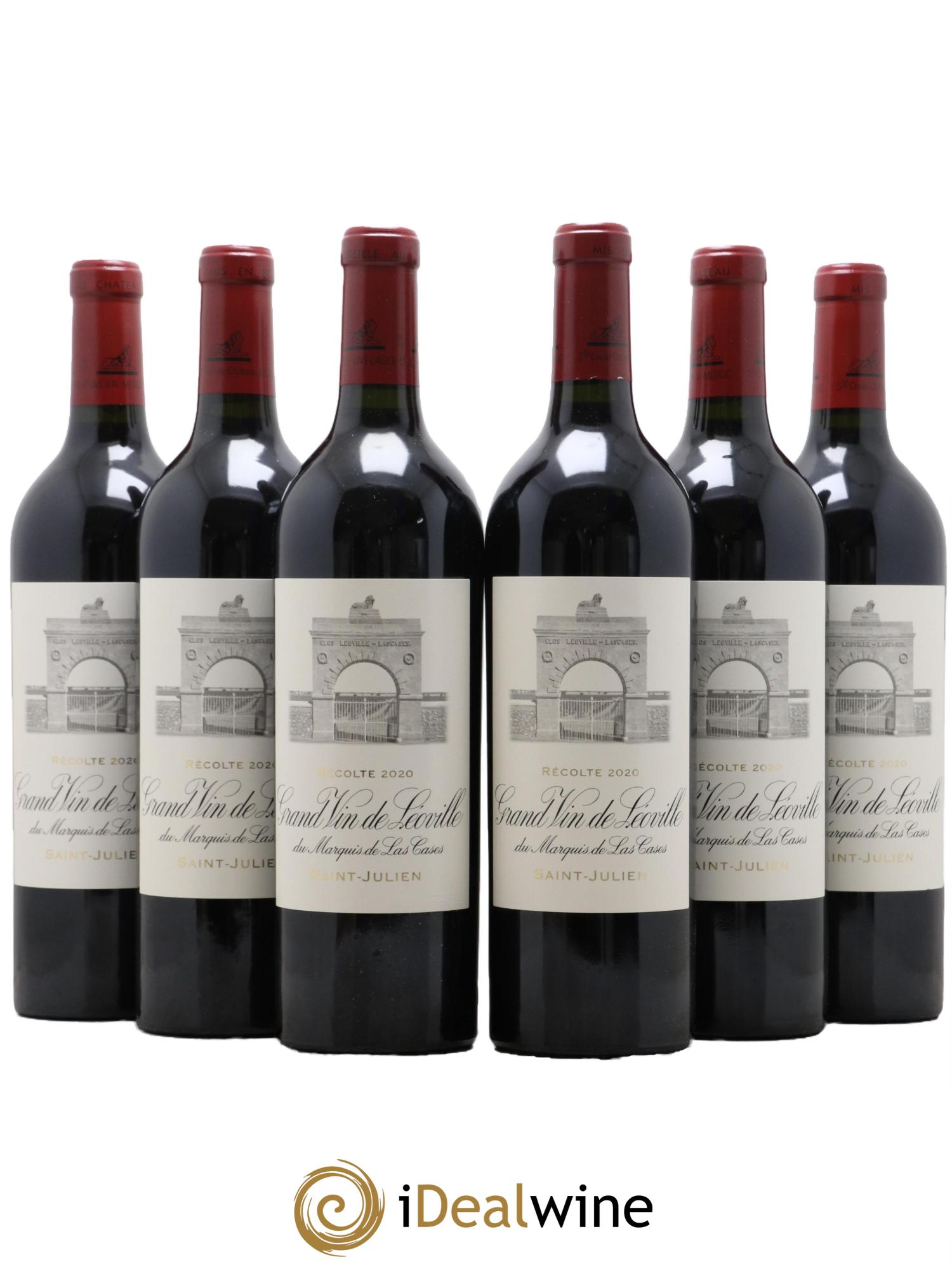 Château Léoville Las Cases 2ème Grand Cru Classé 2020 - Posten von 6 Flaschen - 0