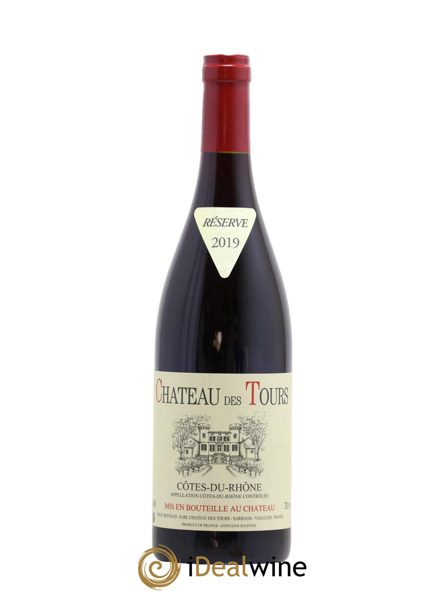 Côtes du Rhône Château des Tours Emmanuel Reynaud 2019 - Lot of 1 bottle - 0