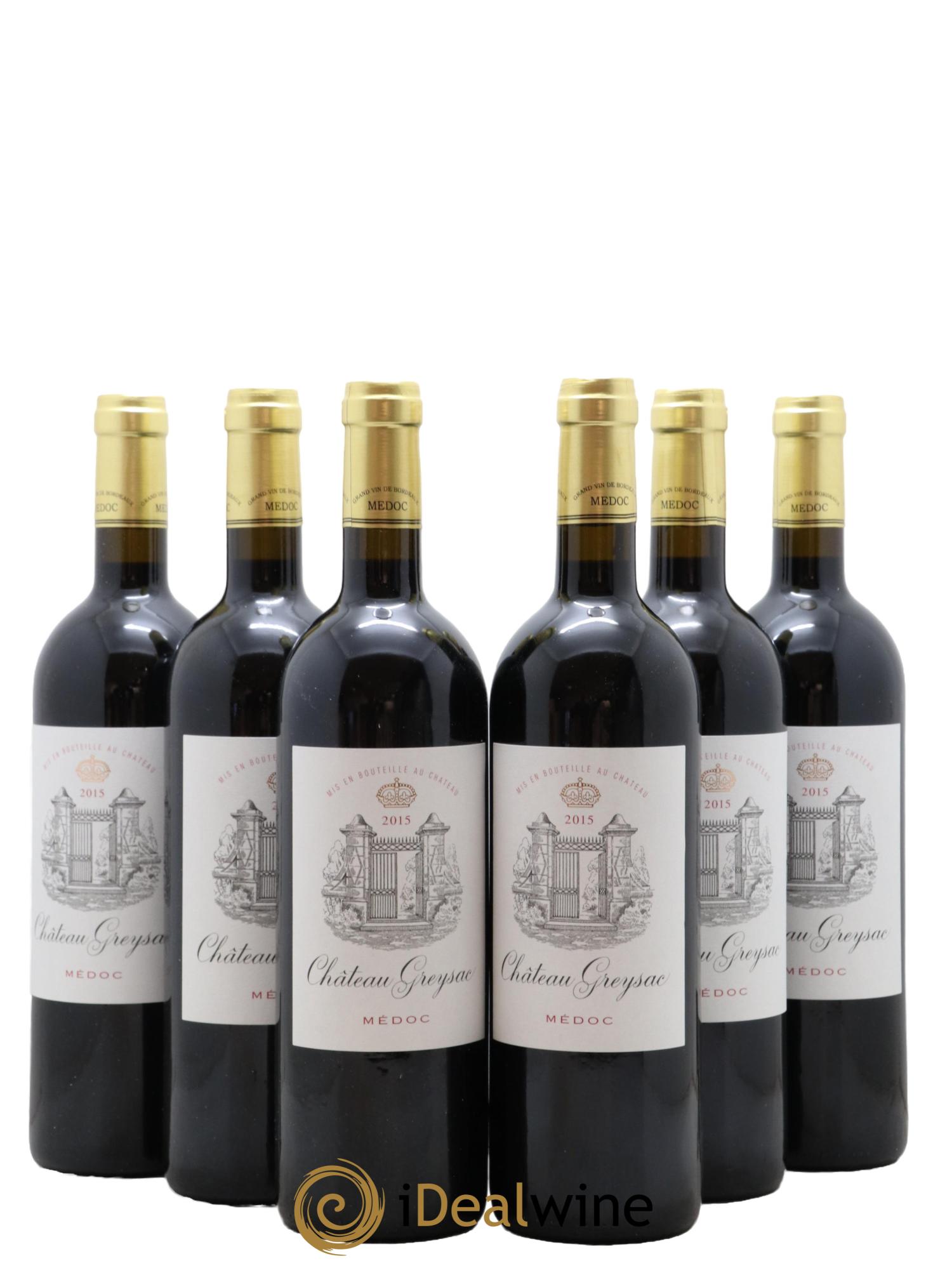 Château Greysac Cru Bourgeois  2015 - Lot de 6 bouteilles - 0