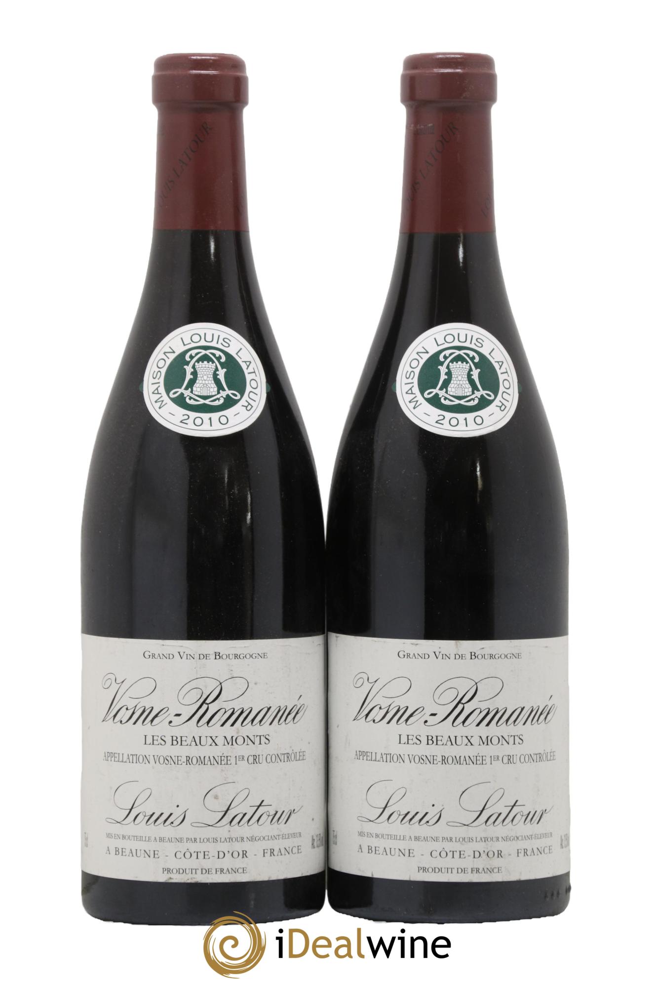 Vosne-Romanée 1er Cru Les Beaux Monts Louis Latour 2010 - Lotto di 2 bottiglie - 0