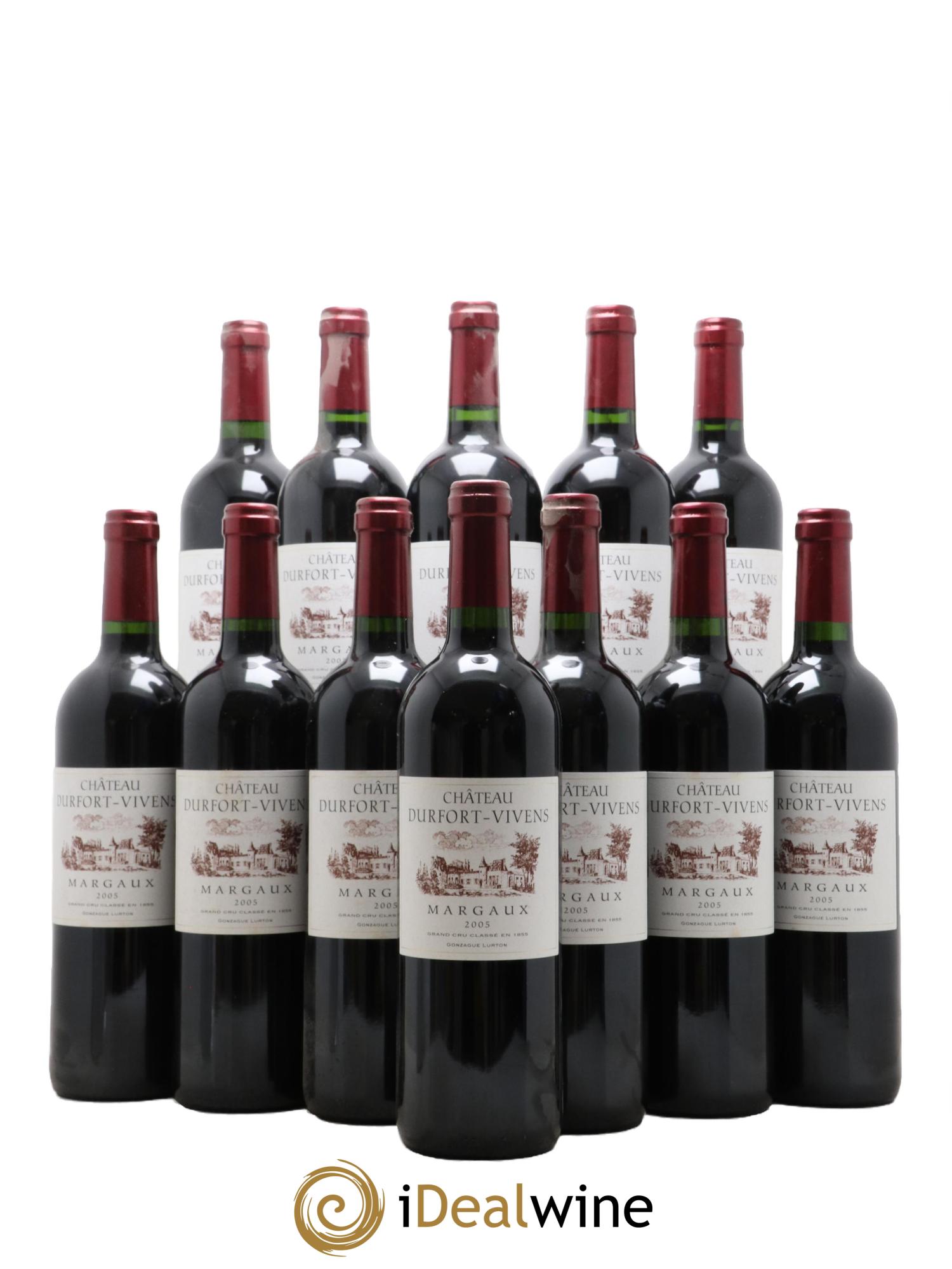 Château Durfort Vivens 2ème Grand Cru Classé 2005 - Lot de 12 bouteilles - 0