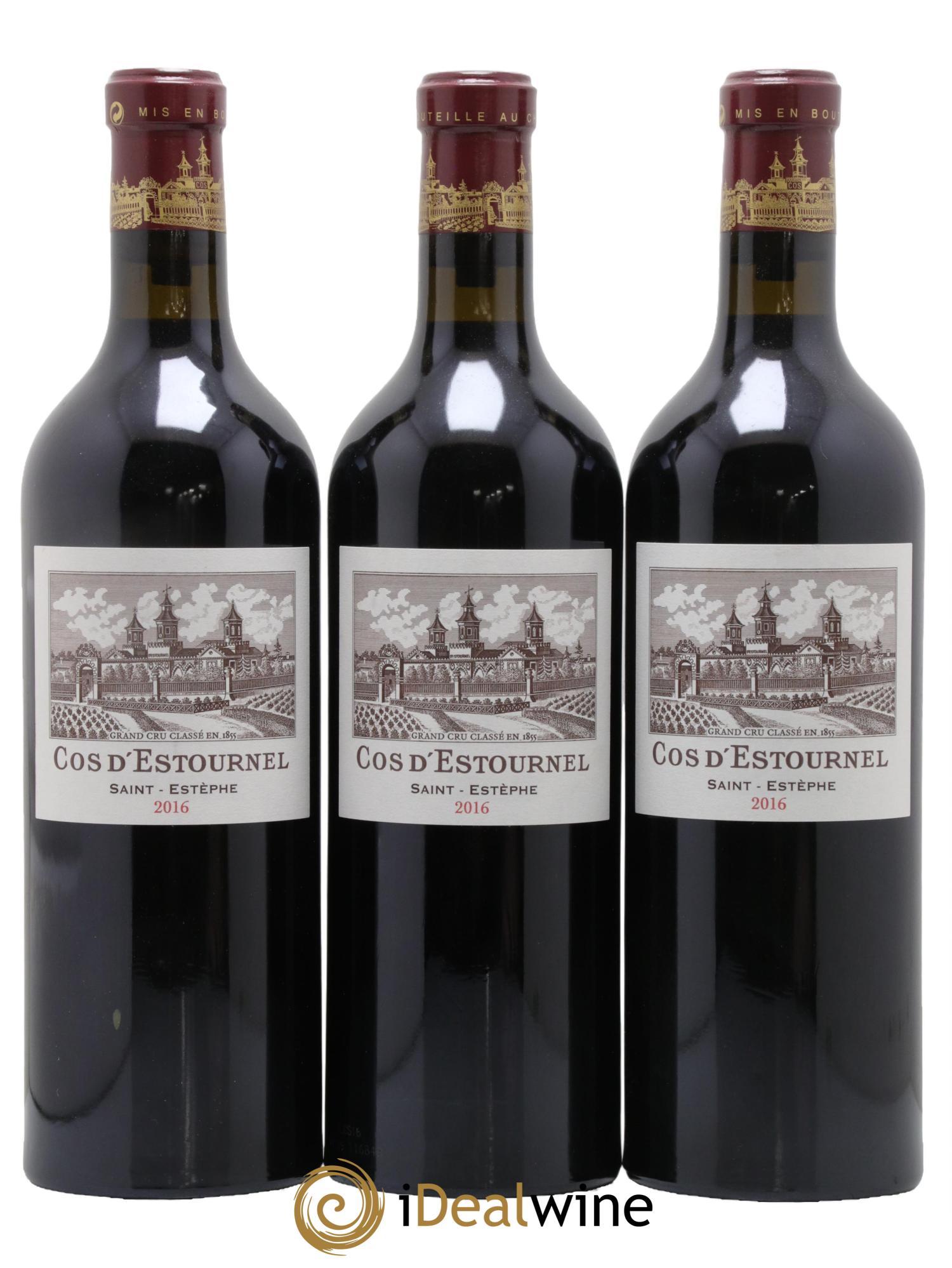 Cos d'Estournel 2ème Grand Cru Classé 2016 - Lot de 3 bouteilles - 0