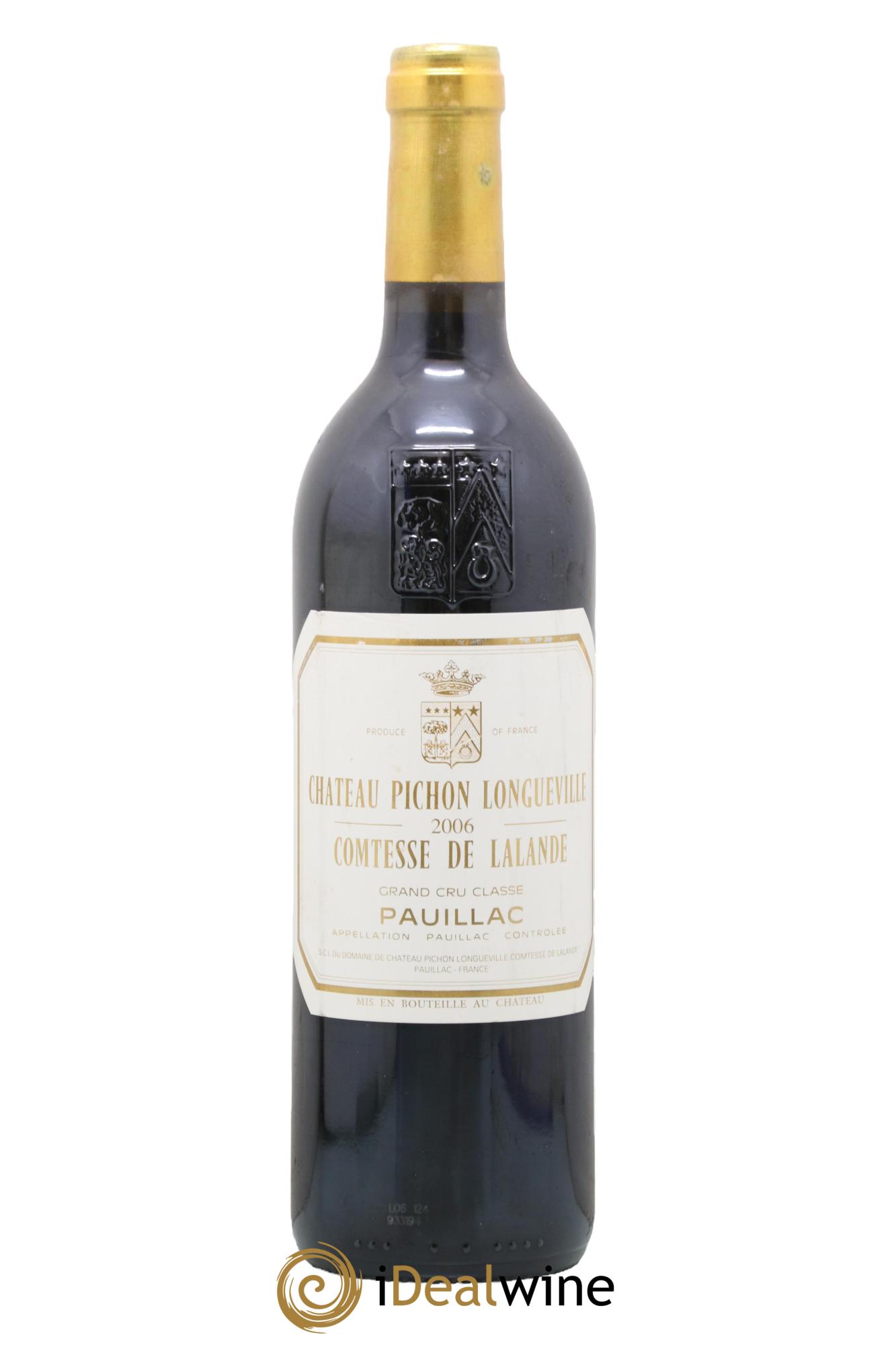 Château Pichon Longueville Comtesse de Lalande 2ème Grand Cru Classé 2006 - Lotto di 1 bottiglia - 0